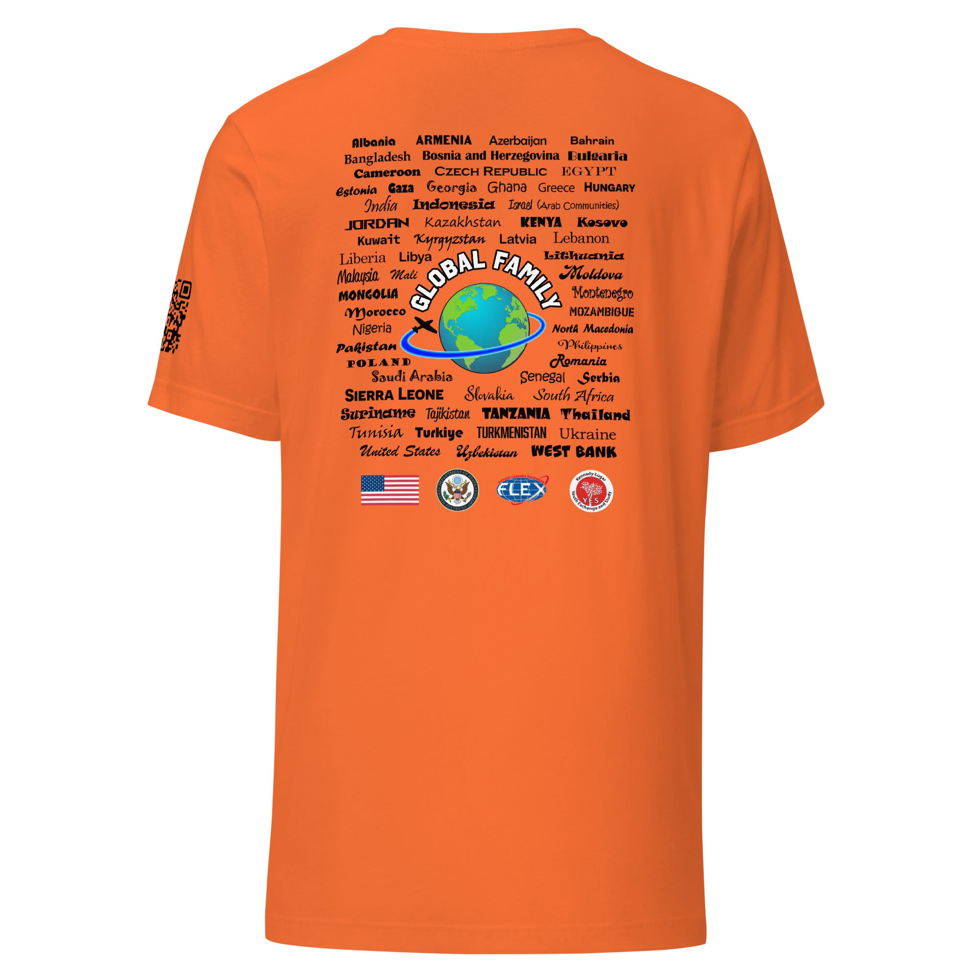 Wisconsin AC QR code T-shirt- Black Lettering