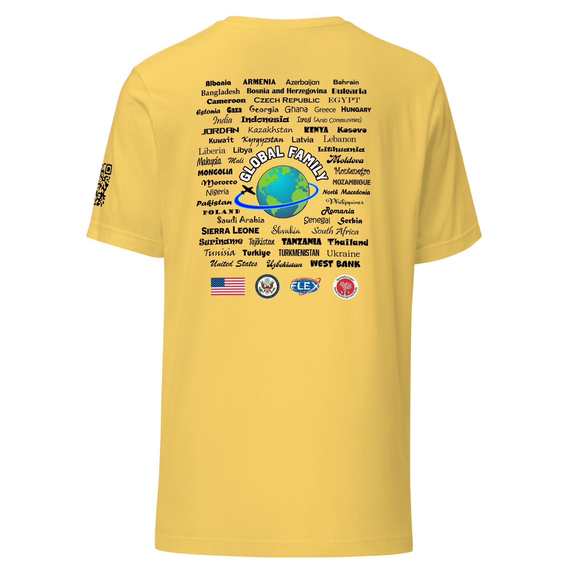 Wisconsin AC QR code T-shirt- Black Lettering