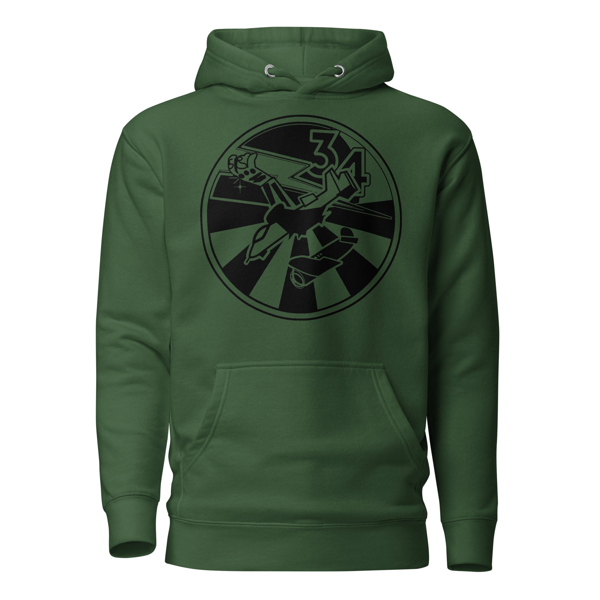 Squadron 34: Loose Hawgs Hoodie - Black