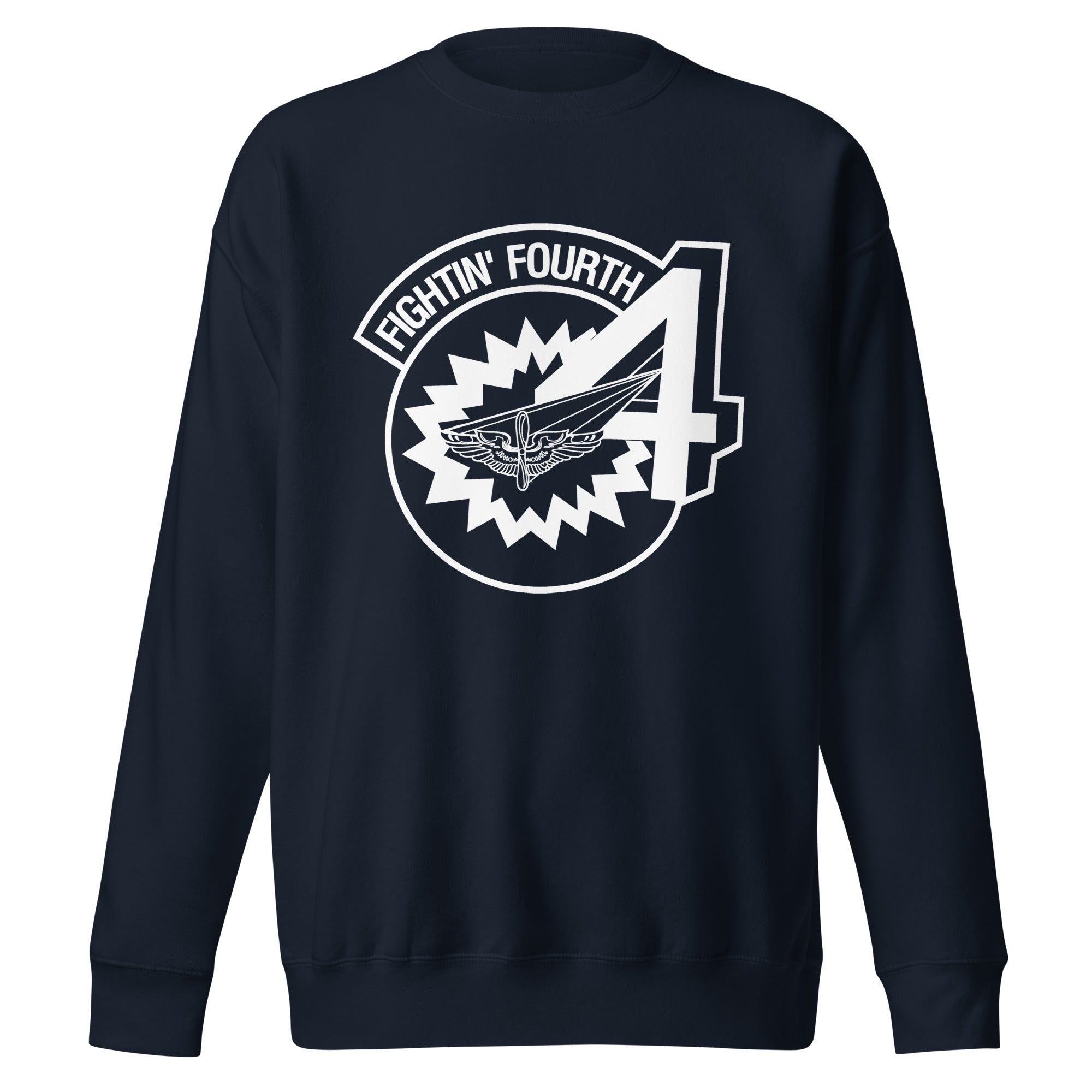 Squadron 4: Fightin’ Fourth Premium Sweatshirt- White