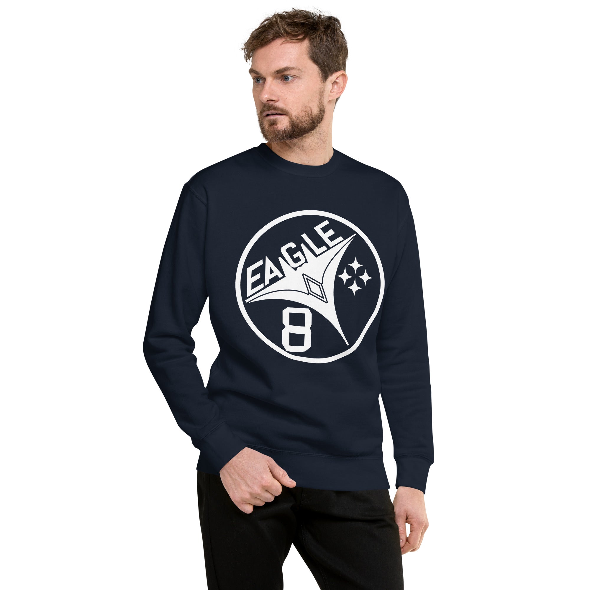 Squadron 8: Eagle Eight Premium Sweatshirt- White