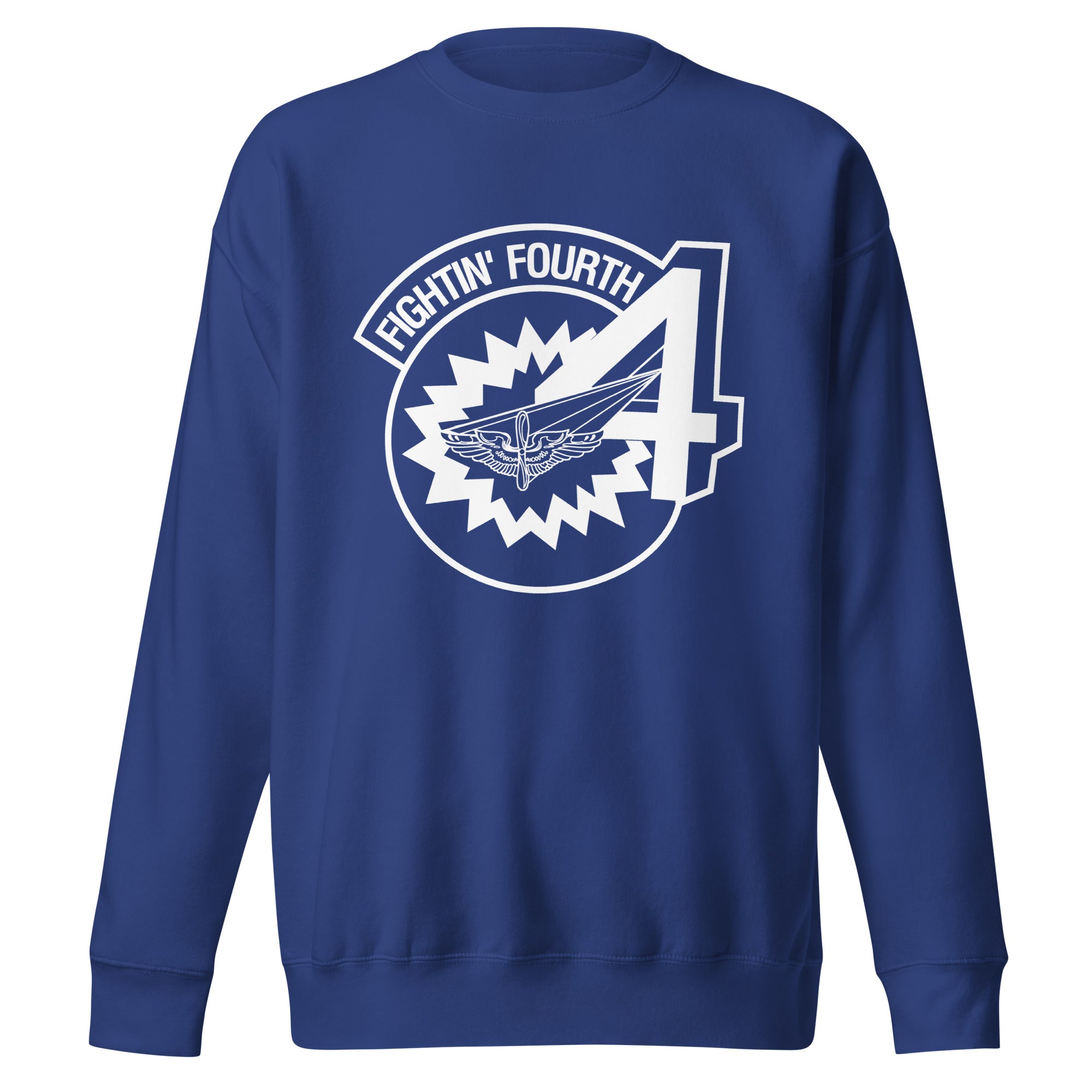 Squadron 4: Fightin’ Fourth Premium Sweatshirt- White