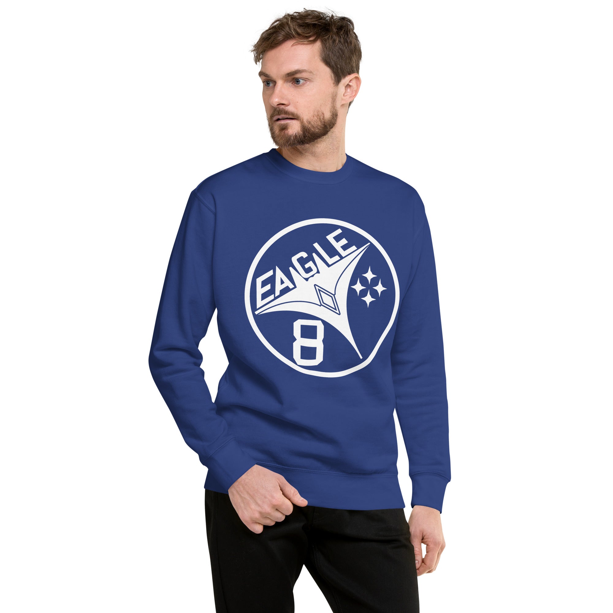 Squadron 8: Eagle Eight Premium Sweatshirt- White