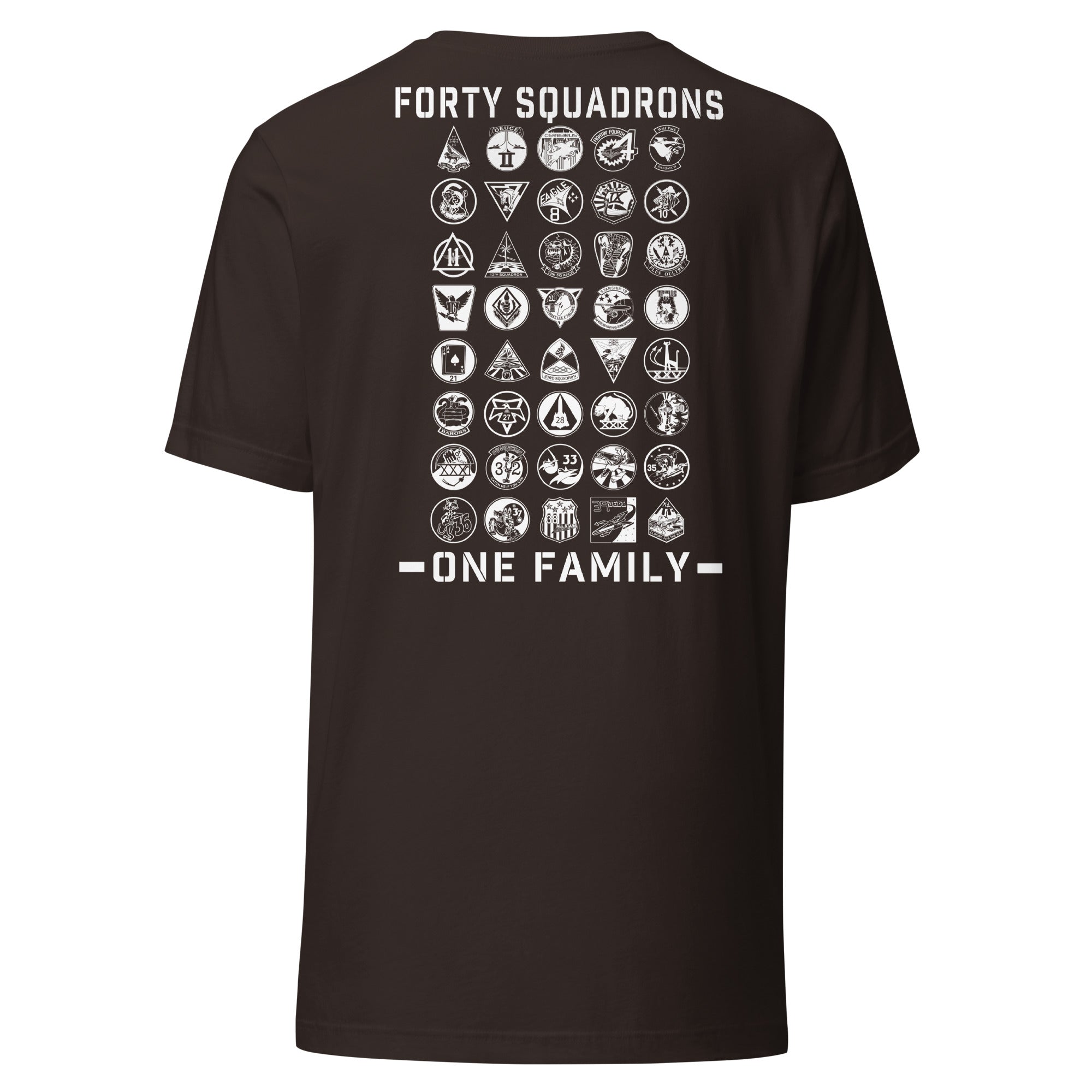 Forty Strong One Family T-shirt- White