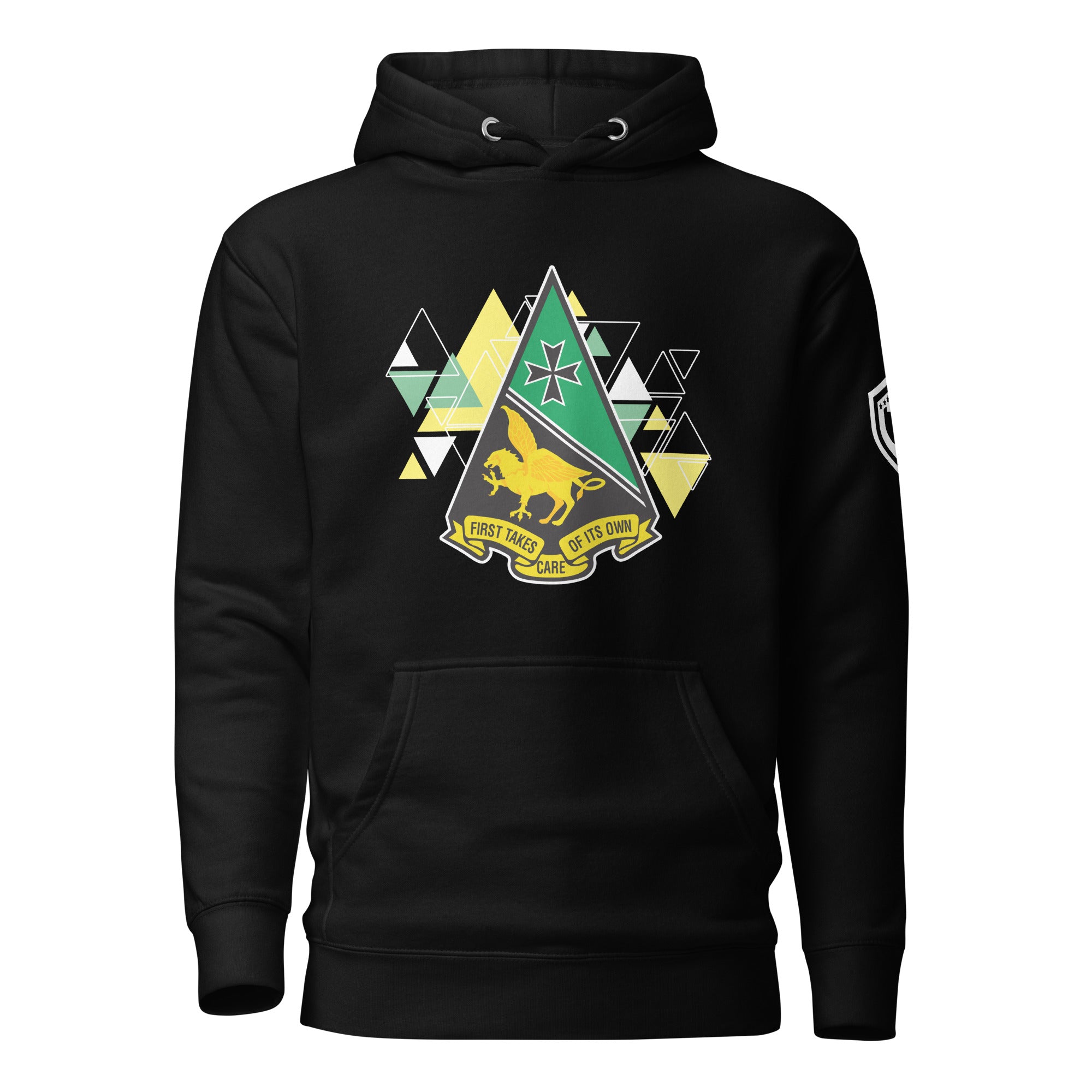 AFA-Squadron 1: Mighty Mach One- Color Hoodie SM Triangles- Dark