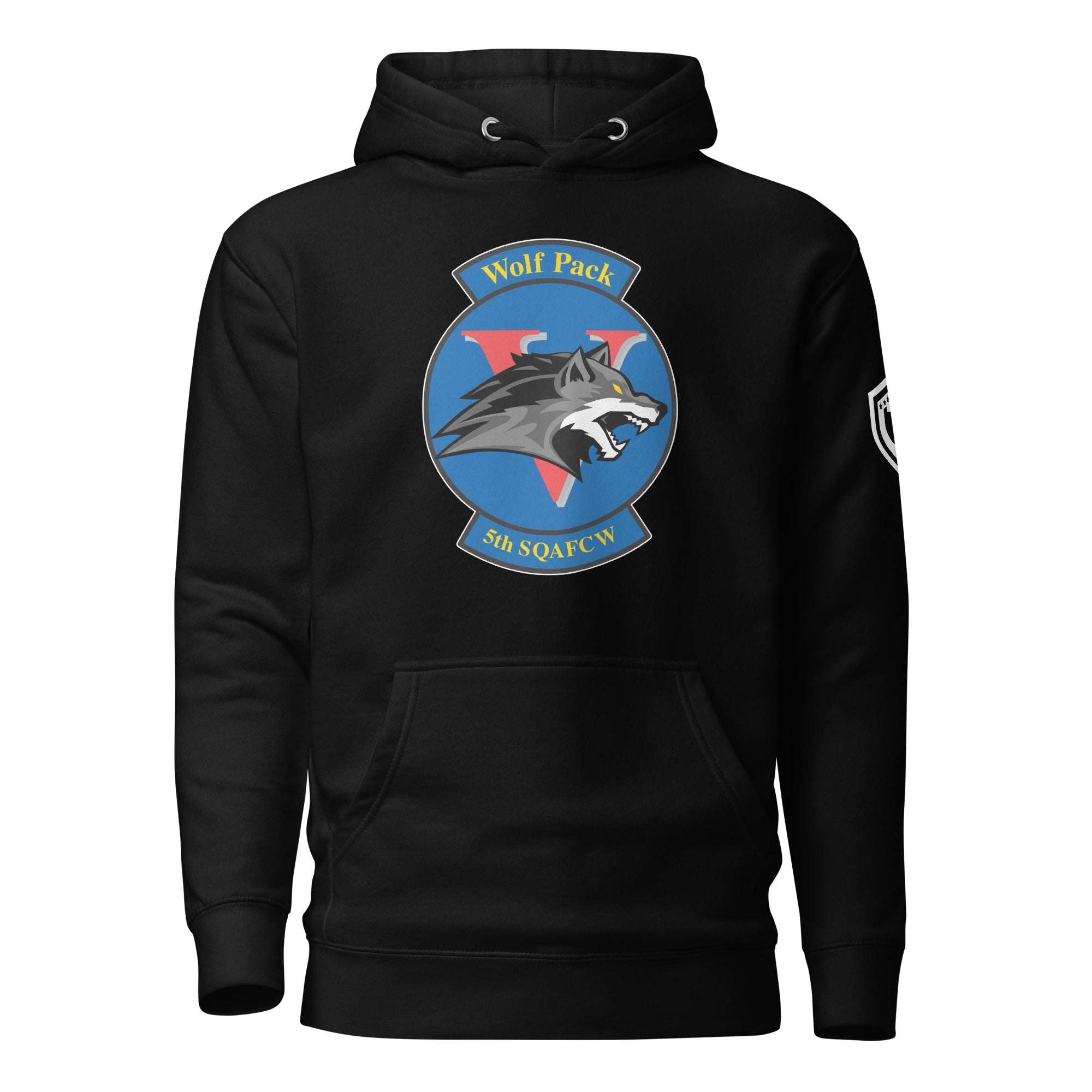 AFA-Squadron 5: Wolfpack- New- Color Hoodie - Dark