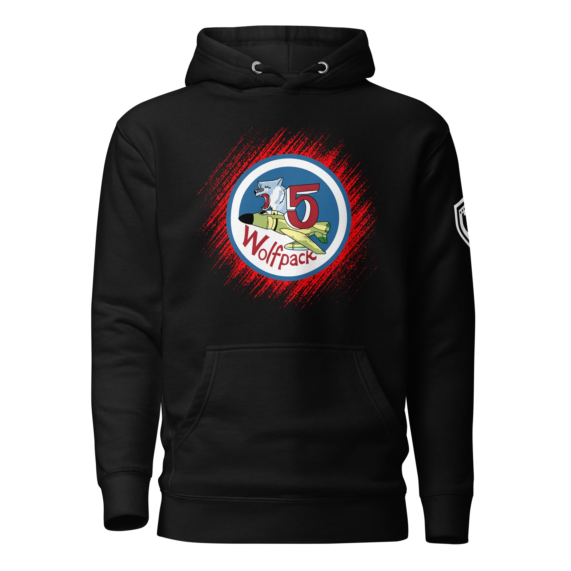 AFA-Squadron 5B: Wolfpack- Color Hoodie Worn- Dark