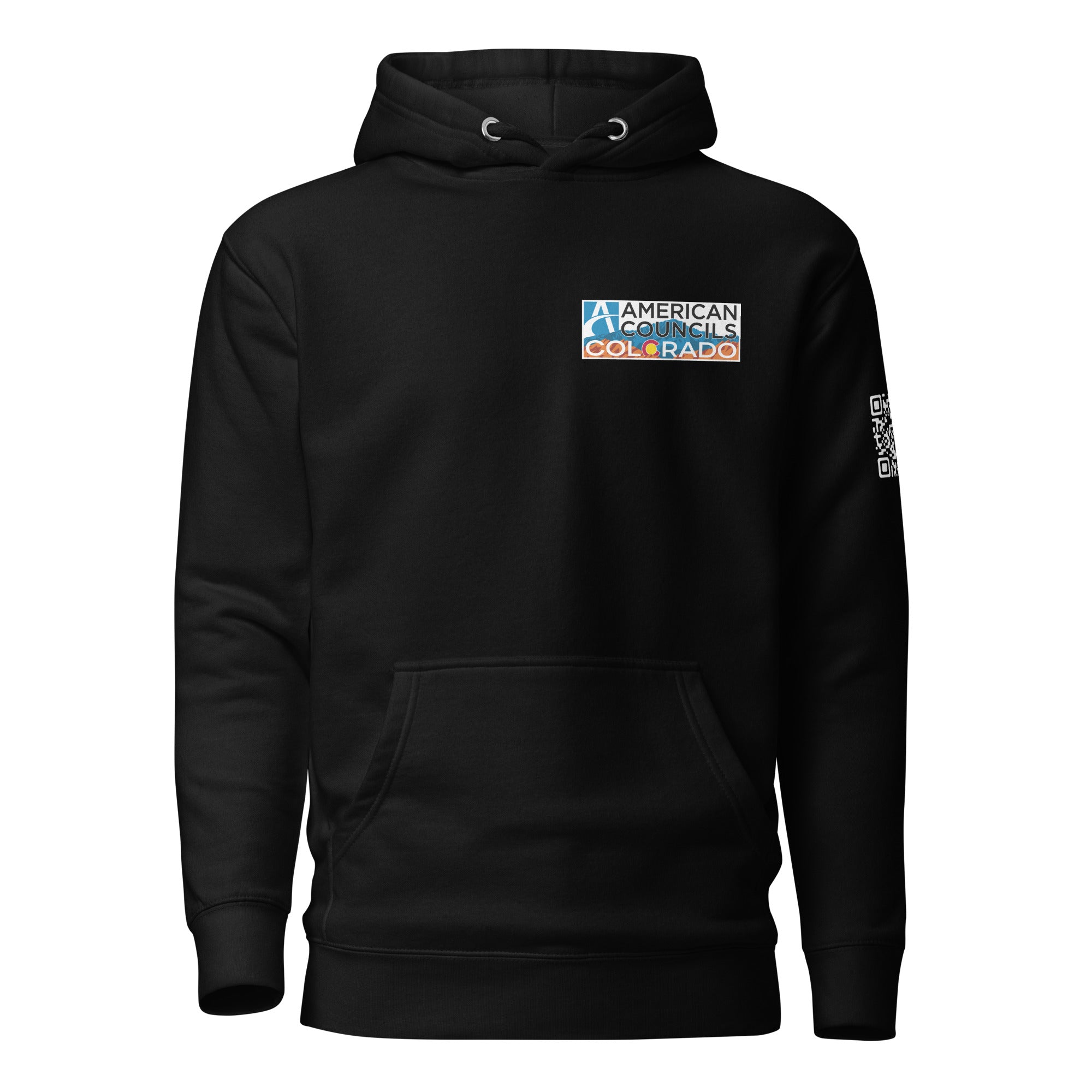 Colorado AC Small + Countries + QR CODE Hoodie - White Lettering