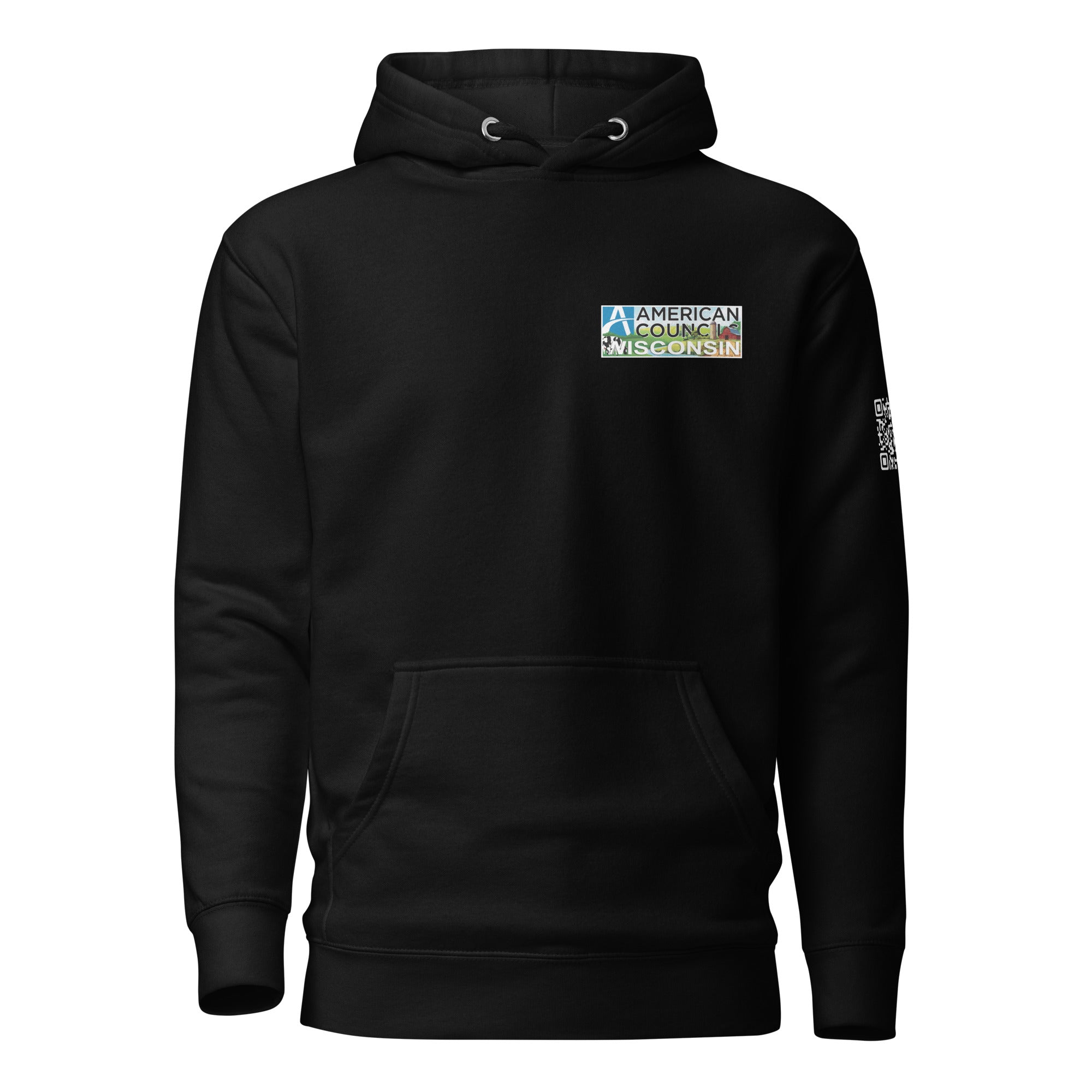 Wisconsin Small- Bulgaria Hoodie- White Lettering