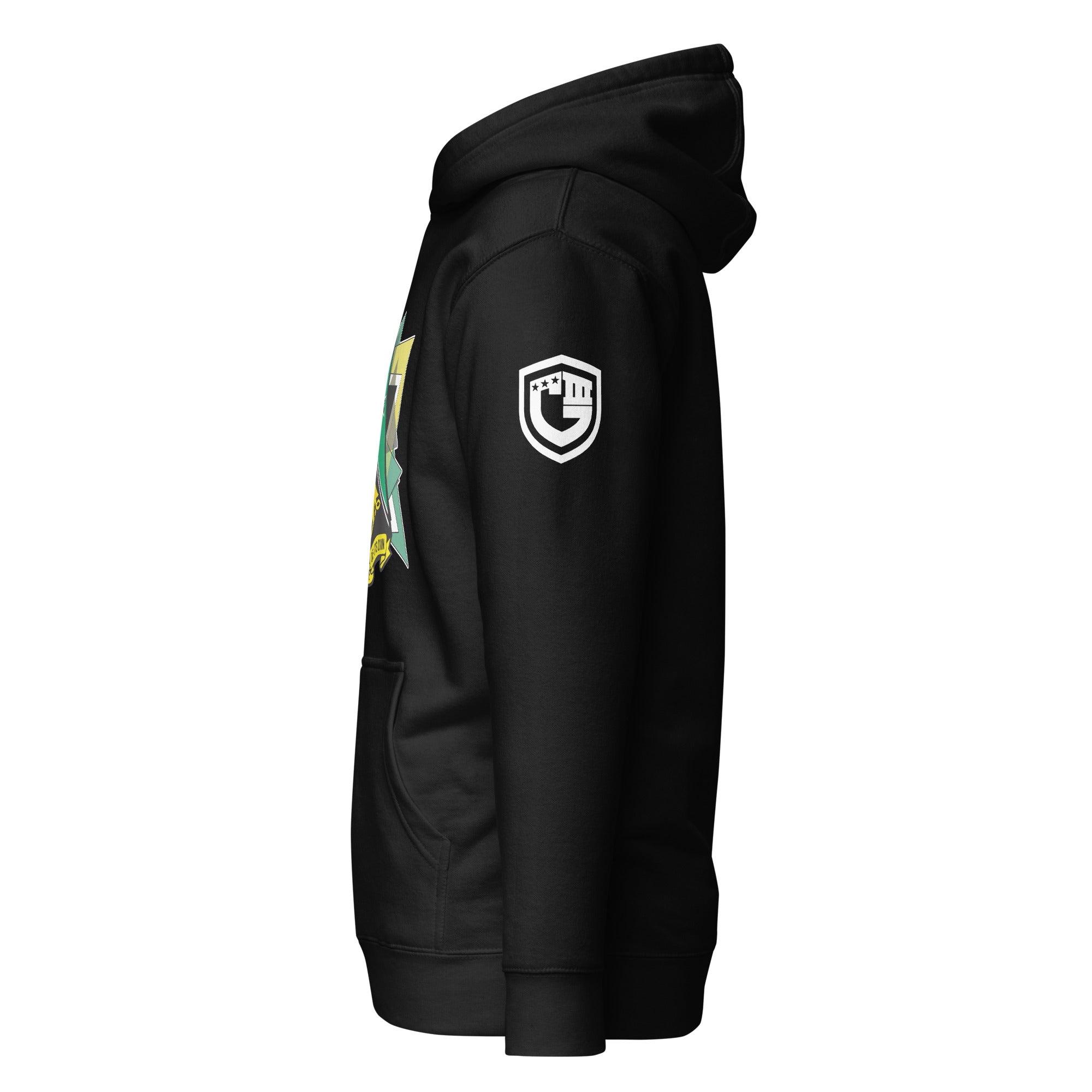 AFA-Squadron 1: Mighty Mach One- Color Hoodie LG Triangles- Dark