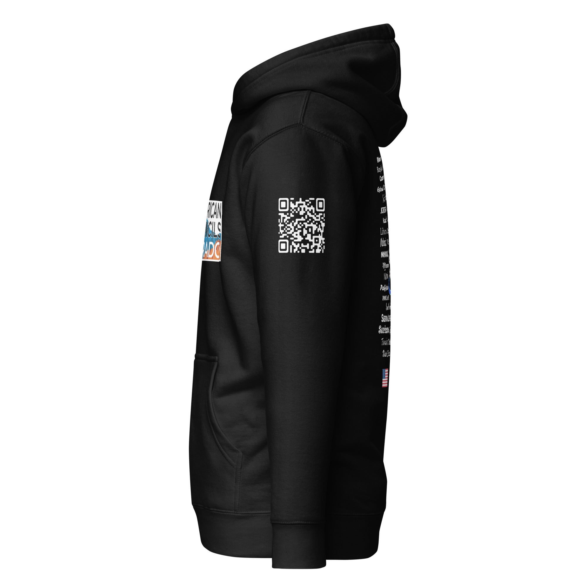 Colorado AC + Countries + QR Code Hoodie- White Lettering