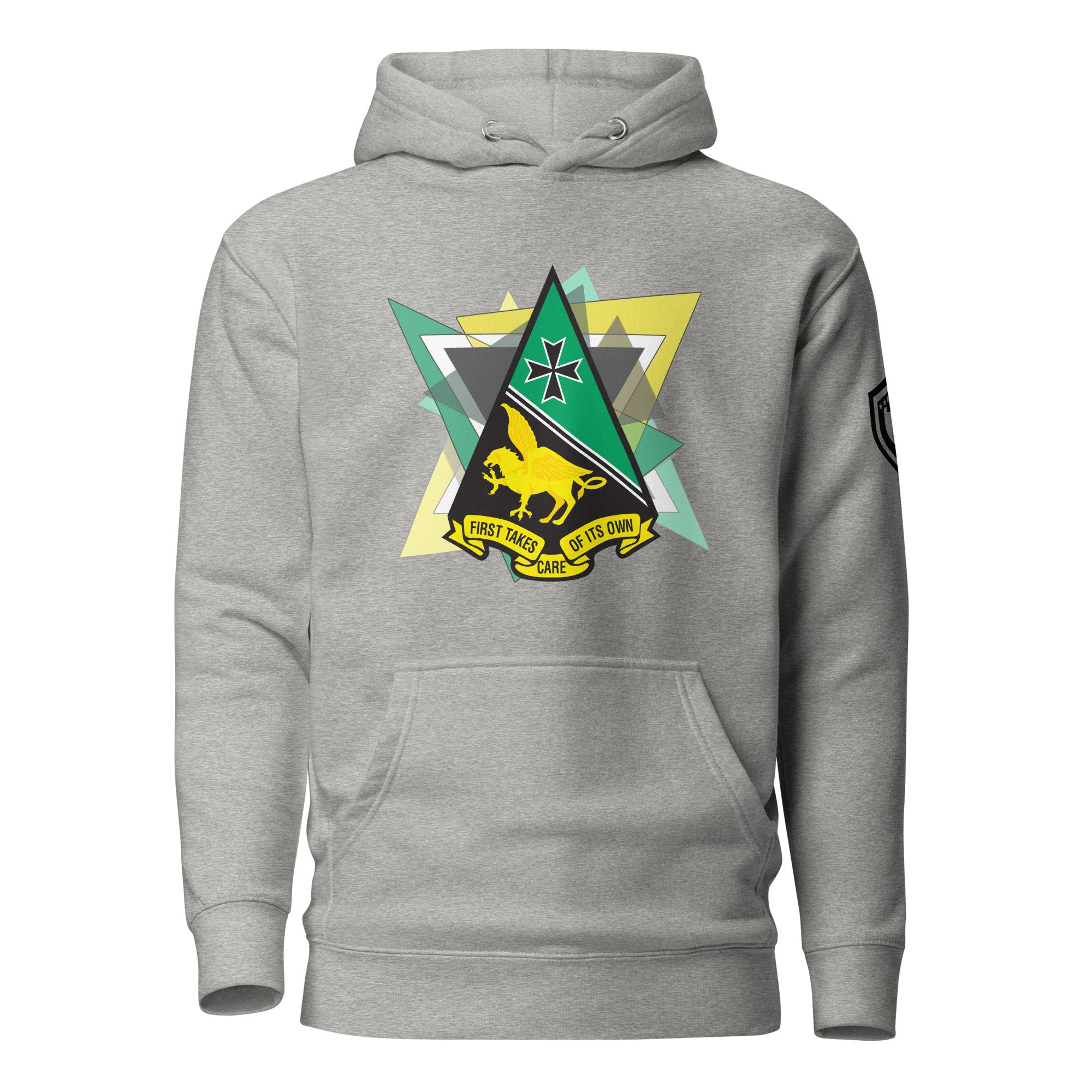 AFA-Squadron 1: Mighty Mach One- Color Hoodie- LG Triangles- Light