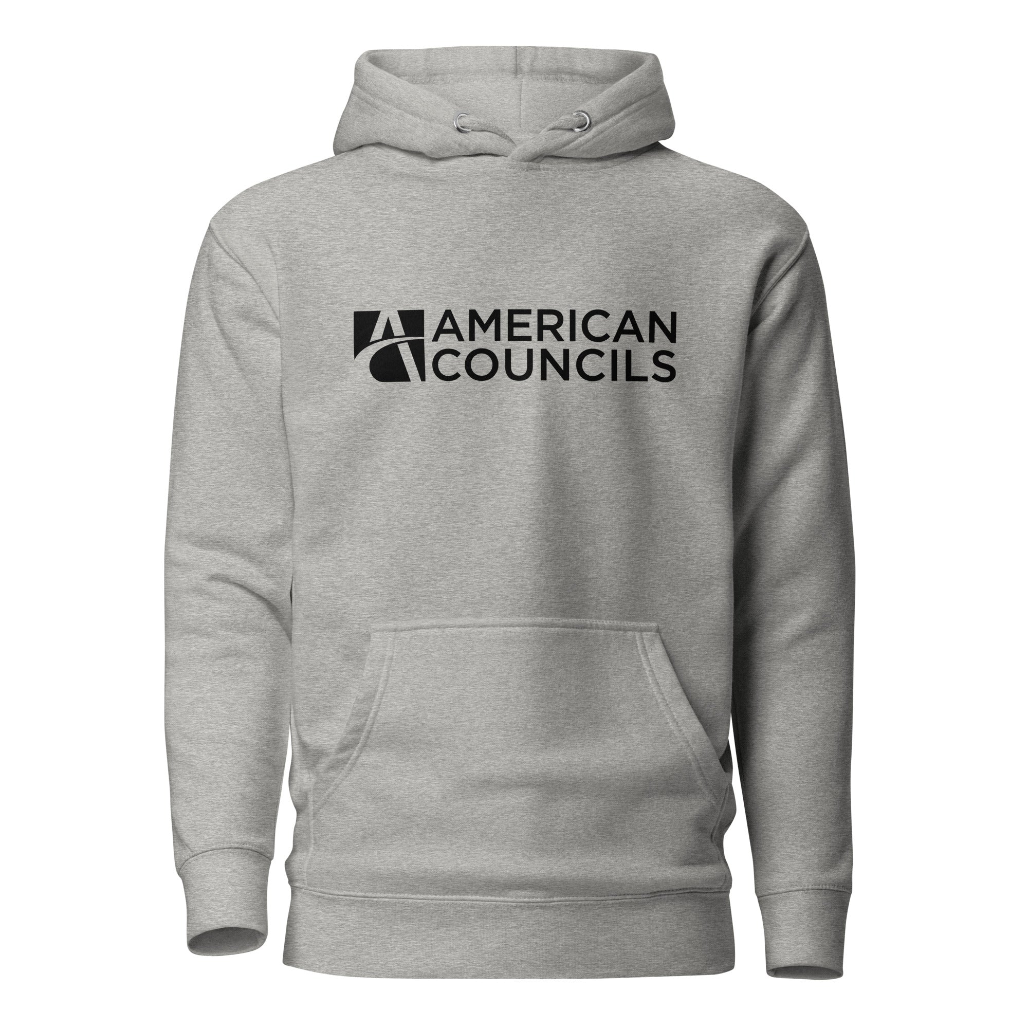 American Councils + Countries Hoodie- Black Lettering