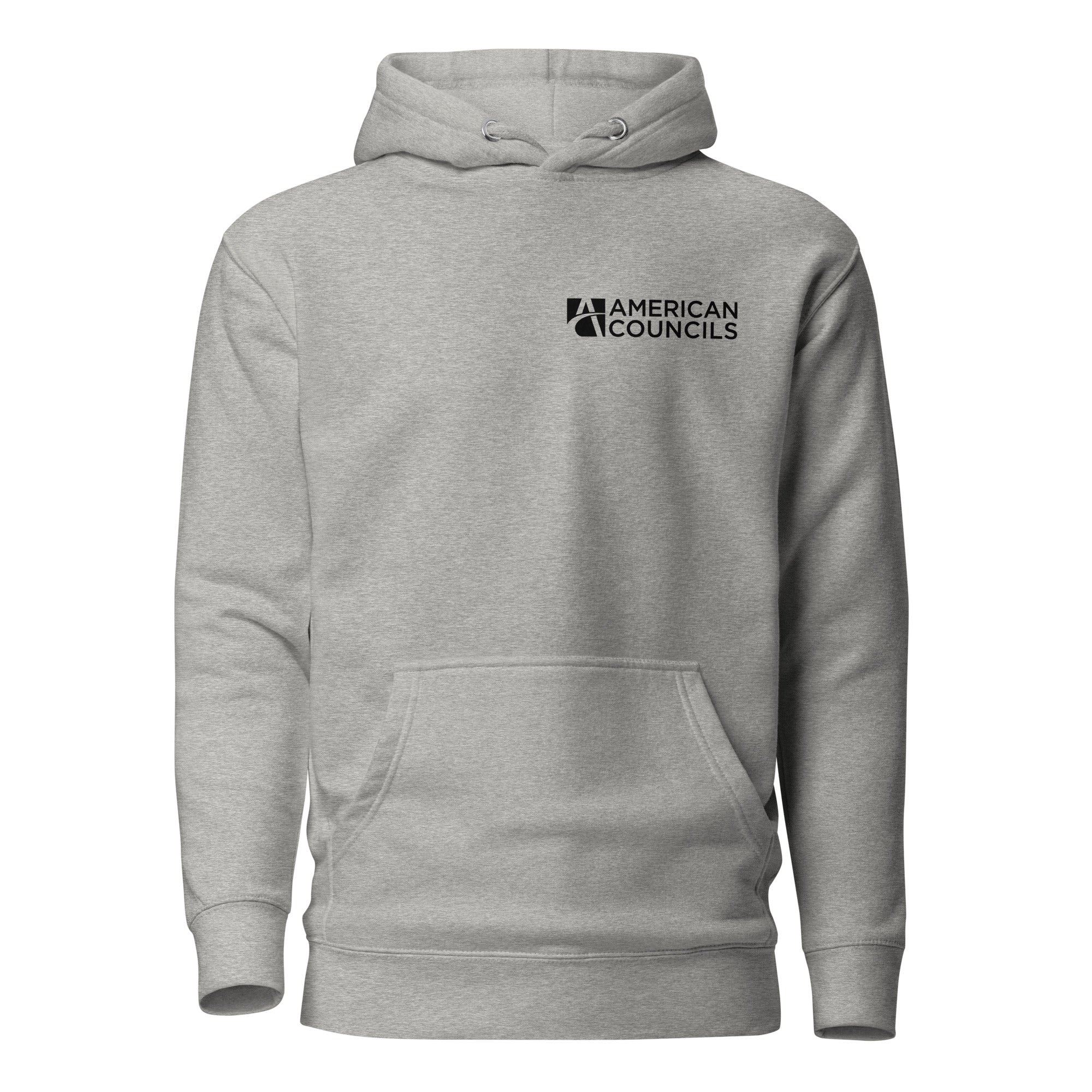 American Councils Small + Countries Hoodie - Black Lettering