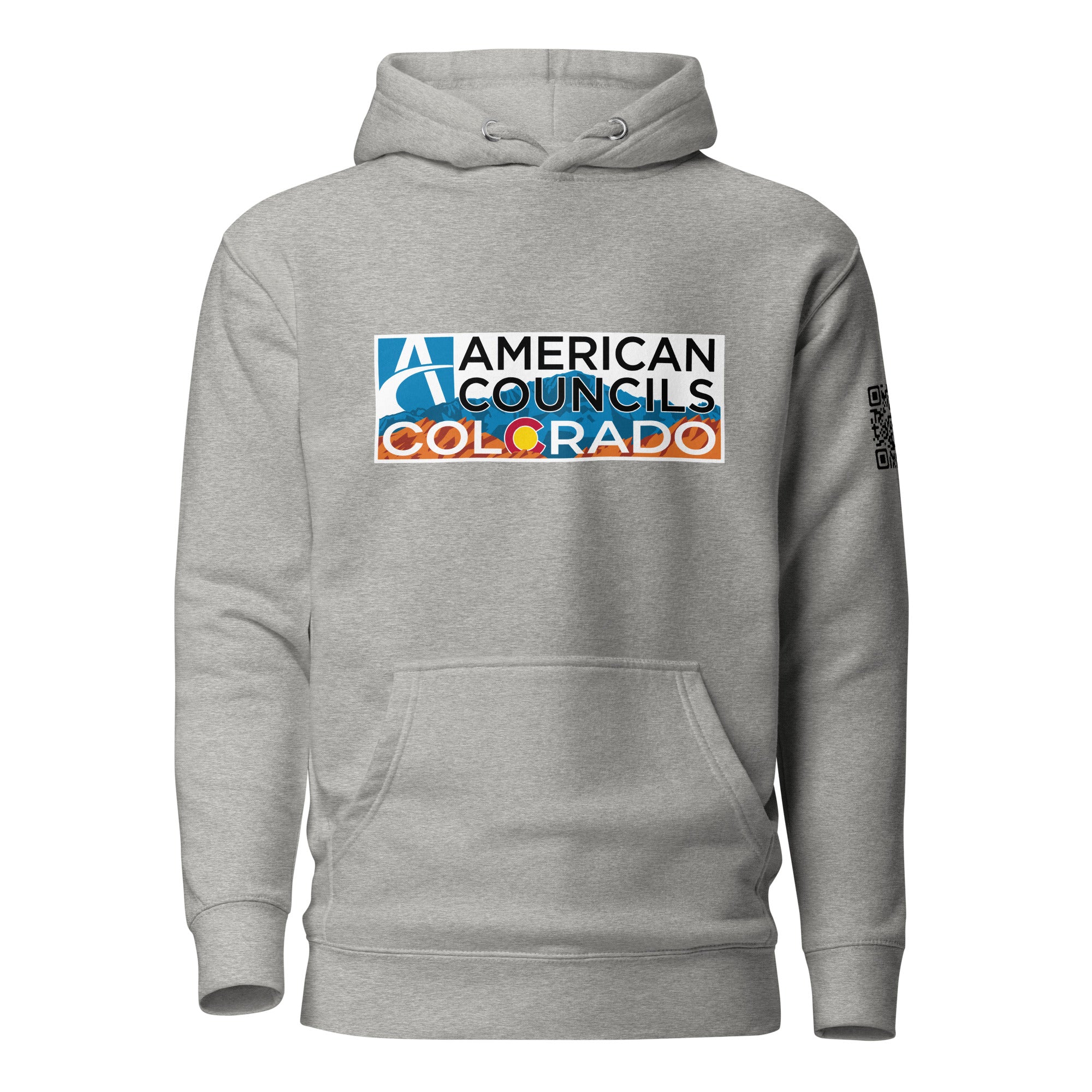 Colorado AC + Countries + QR CODE Hoodie - Black Lettering