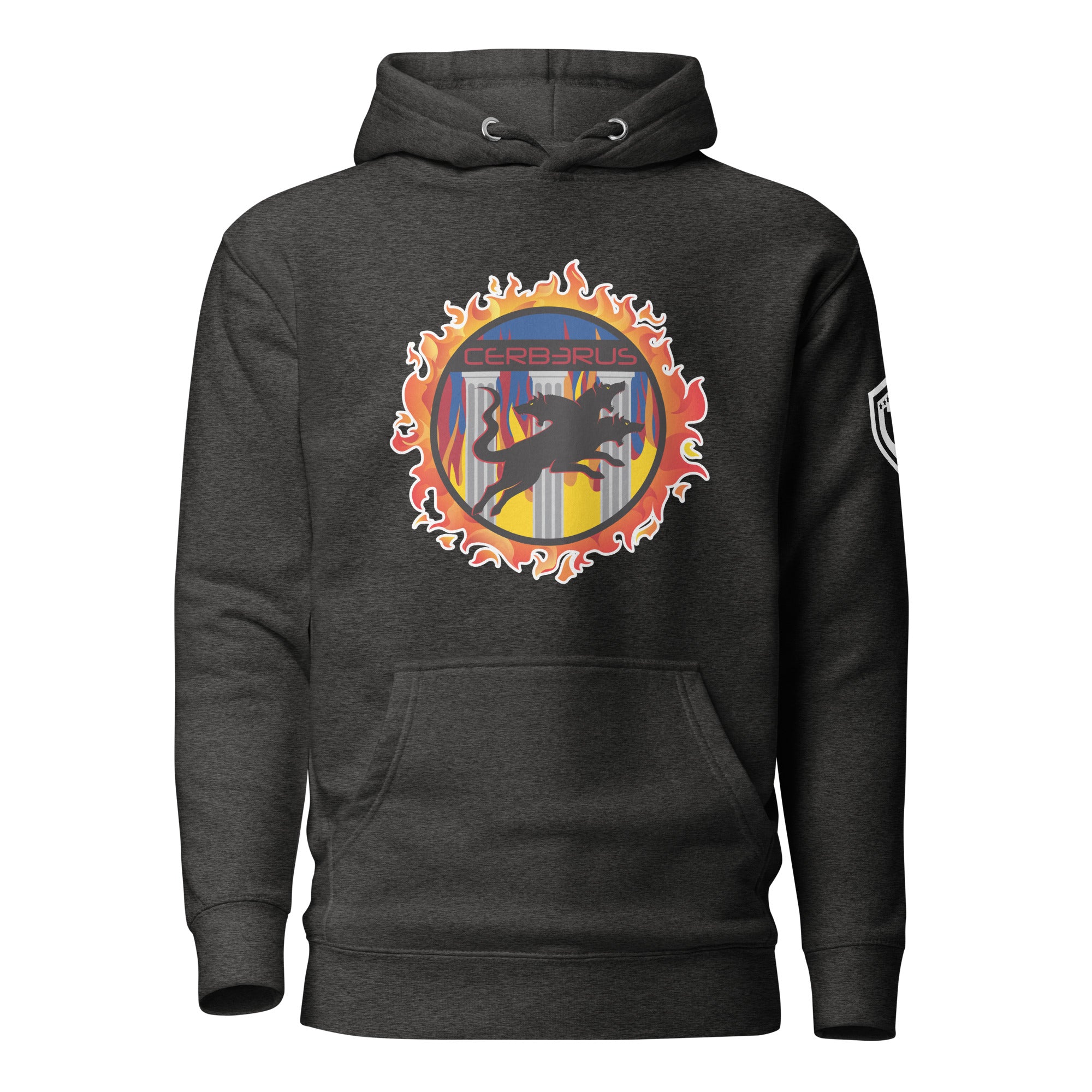 AFA-Squadron 3: Dogs of War- Color Hoodie Flames- Dark