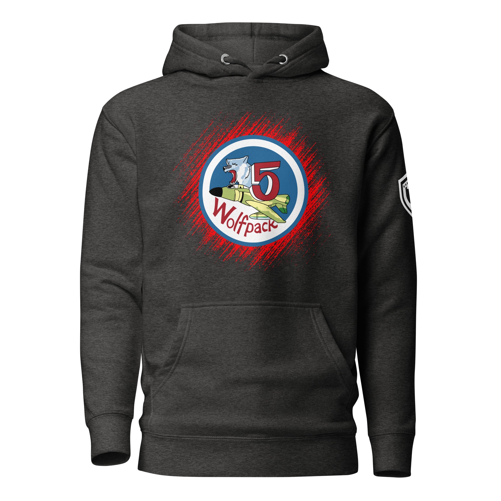 AFA-Squadron 5B: Wolfpack- Color Hoodie Worn- Dark