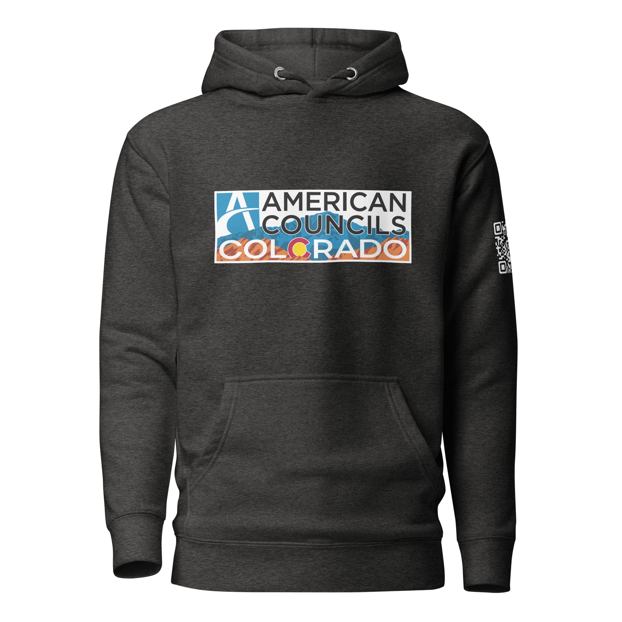 Colorado AC + Countries + QR Code Hoodie- White Lettering