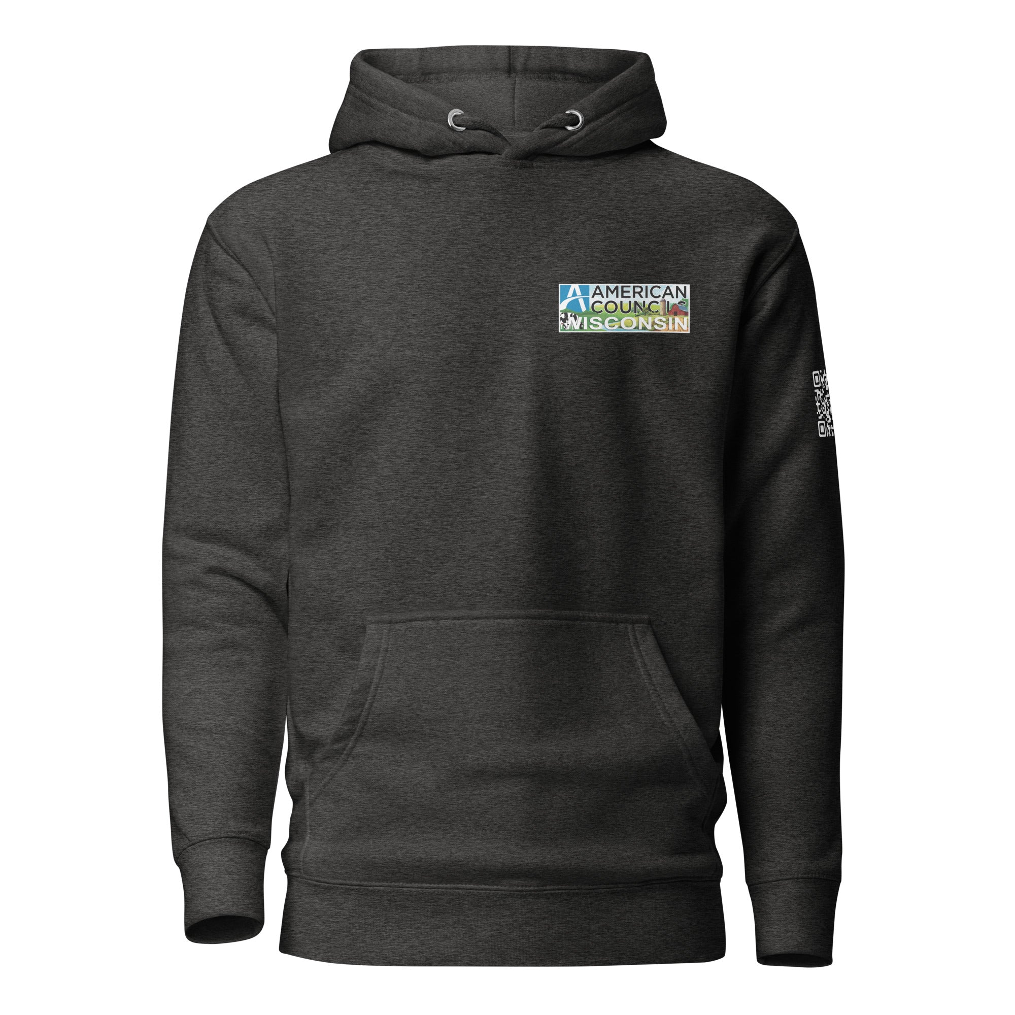 Wisconsin Small- Bulgaria Hoodie- White Lettering