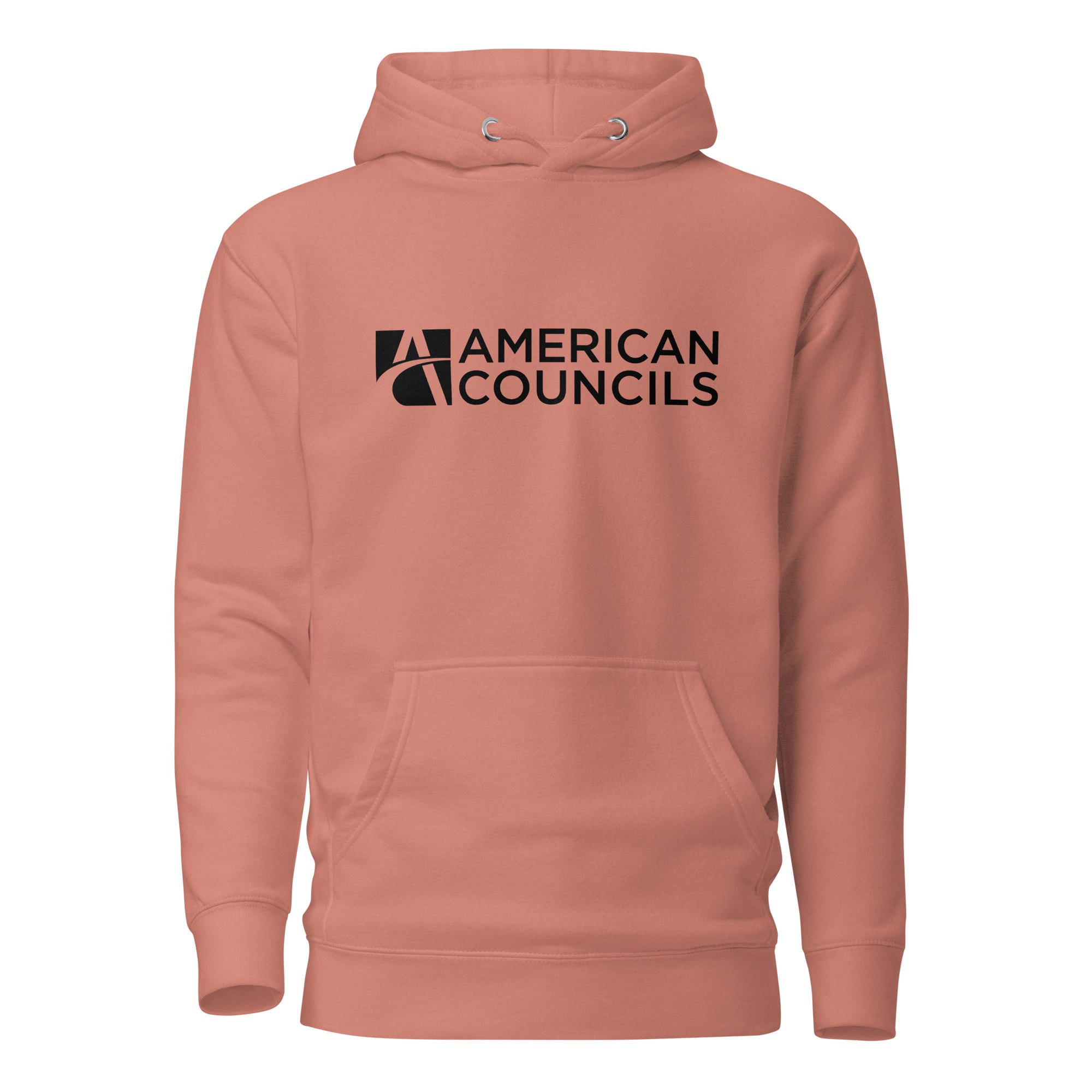 American Councils + Countries Hoodie- Black Lettering