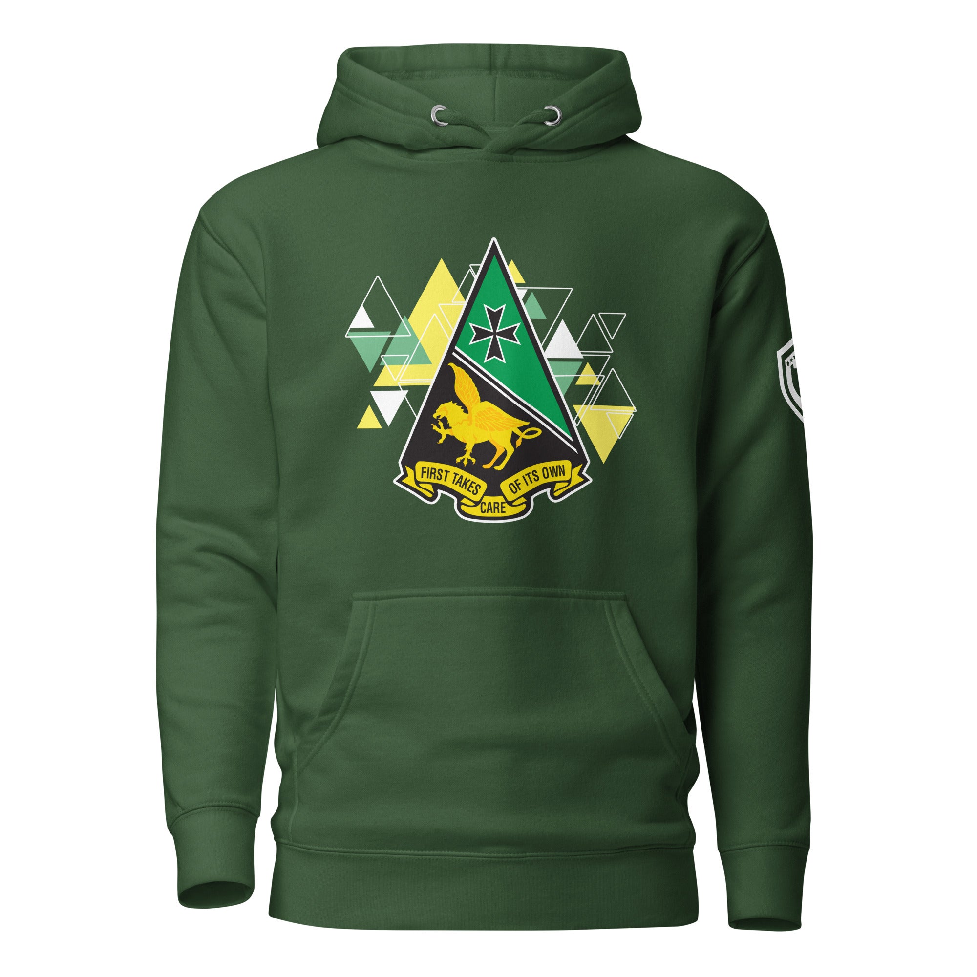 AFA-Squadron 1: Mighty Mach One- Color Hoodie SM Triangles- Dark