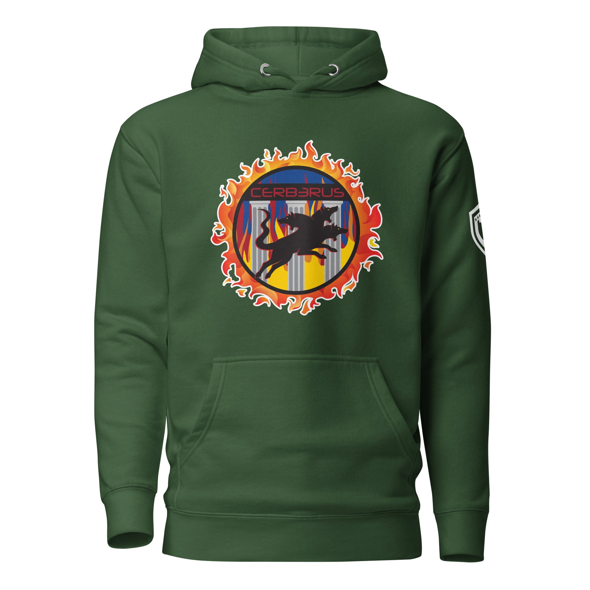 AFA-Squadron 3: Dogs of War- Color Hoodie Flames- Dark