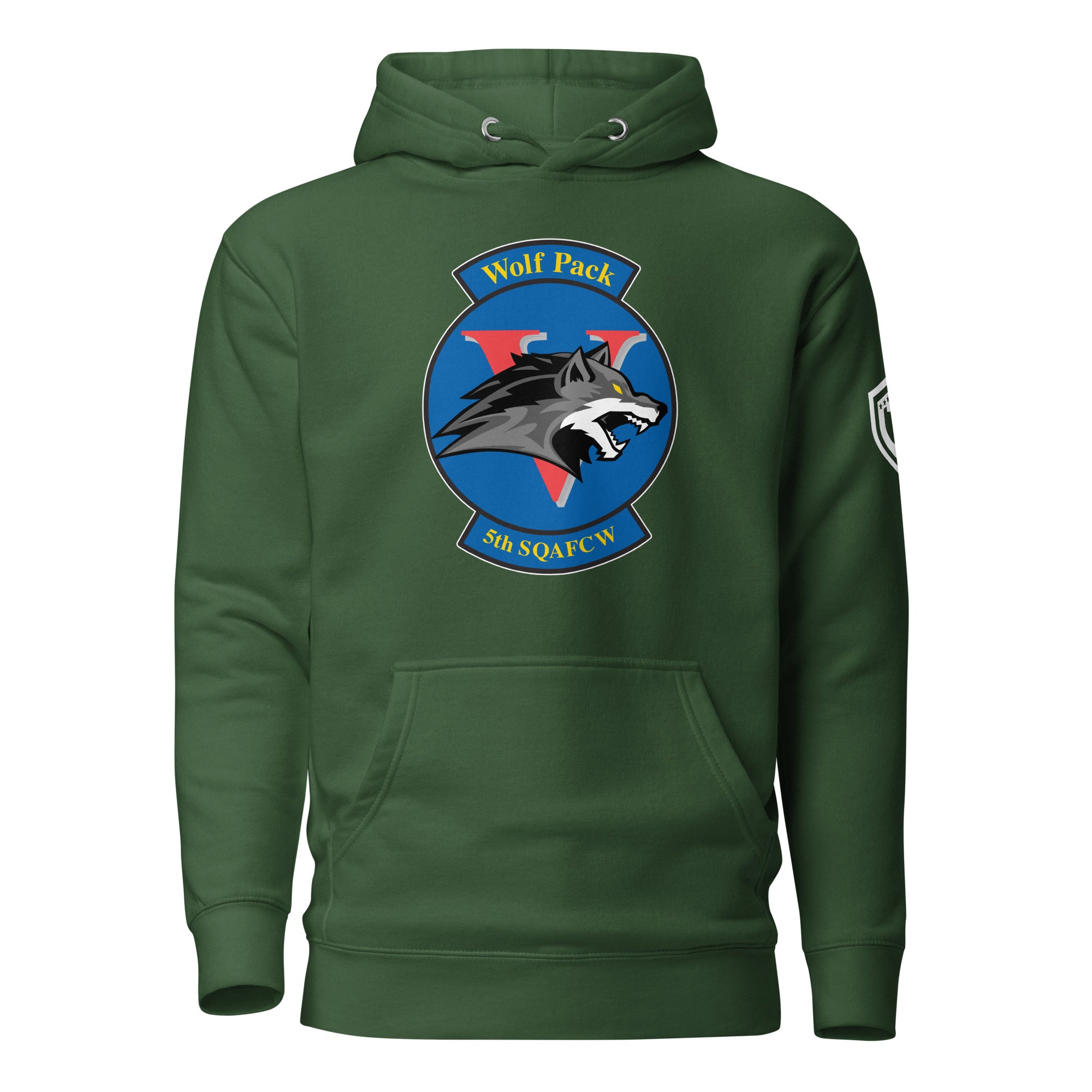 AFA-Squadron 5: Wolfpack- New- Color Hoodie - Dark