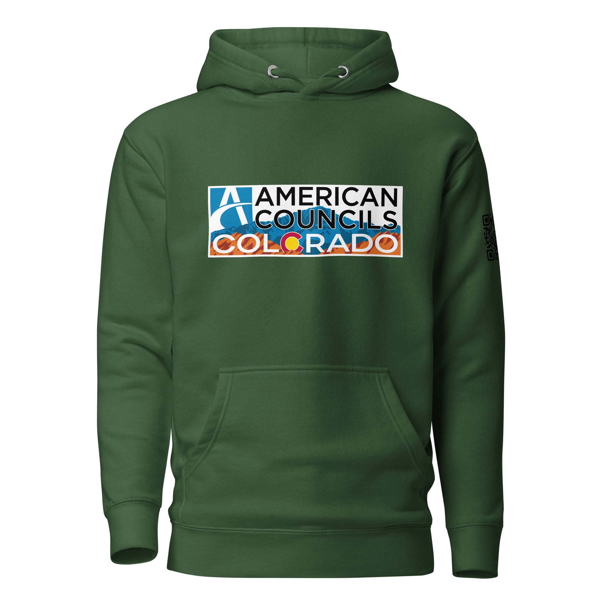 Colorado AC + Countries + QR CODE Hoodie - Black Lettering