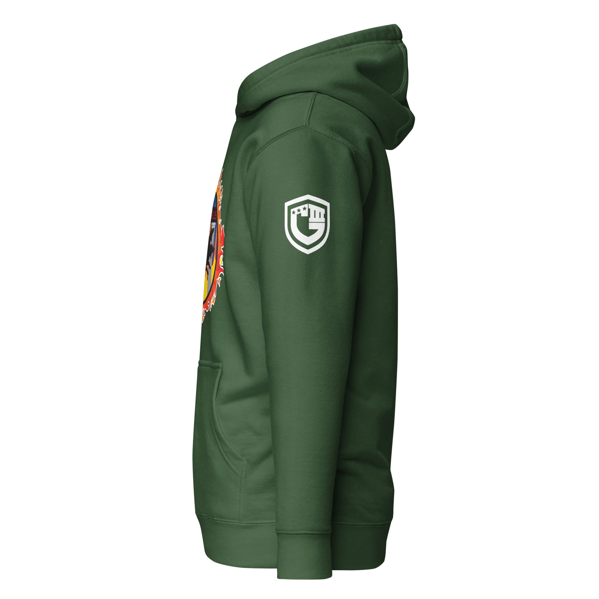 AFA-Squadron 3: Dogs of War- Color Hoodie Flames- Dark