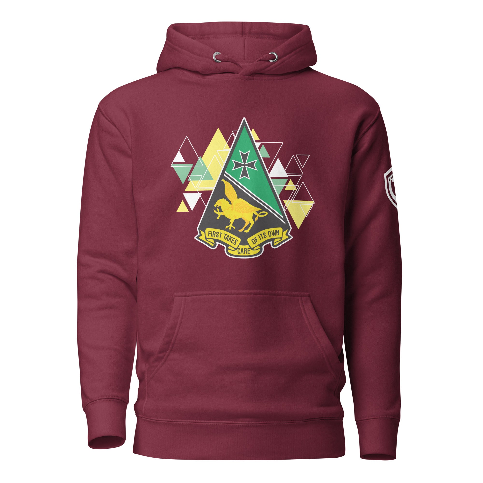 AFA-Squadron 1: Mighty Mach One- Color Hoodie SM Triangles- Dark