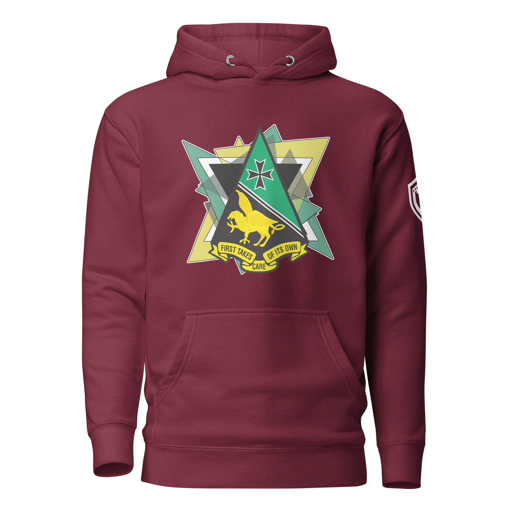 AFA-Squadron 1: Mighty Mach One- Color Hoodie LG Triangles- Dark