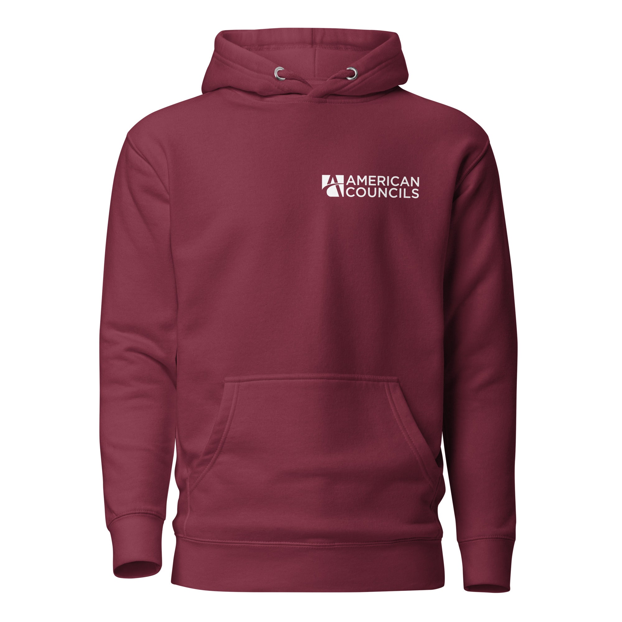 American Councils Small + Countries Hoodie - White Lettering