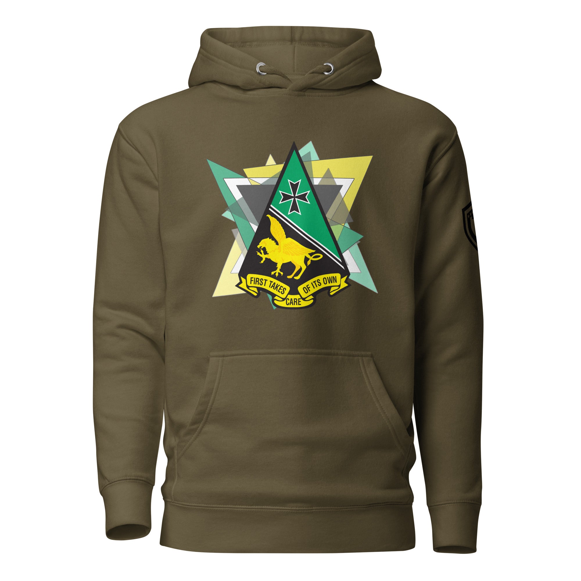 AFA-Squadron 1: Mighty Mach One- Color Hoodie- LG Triangles- Light