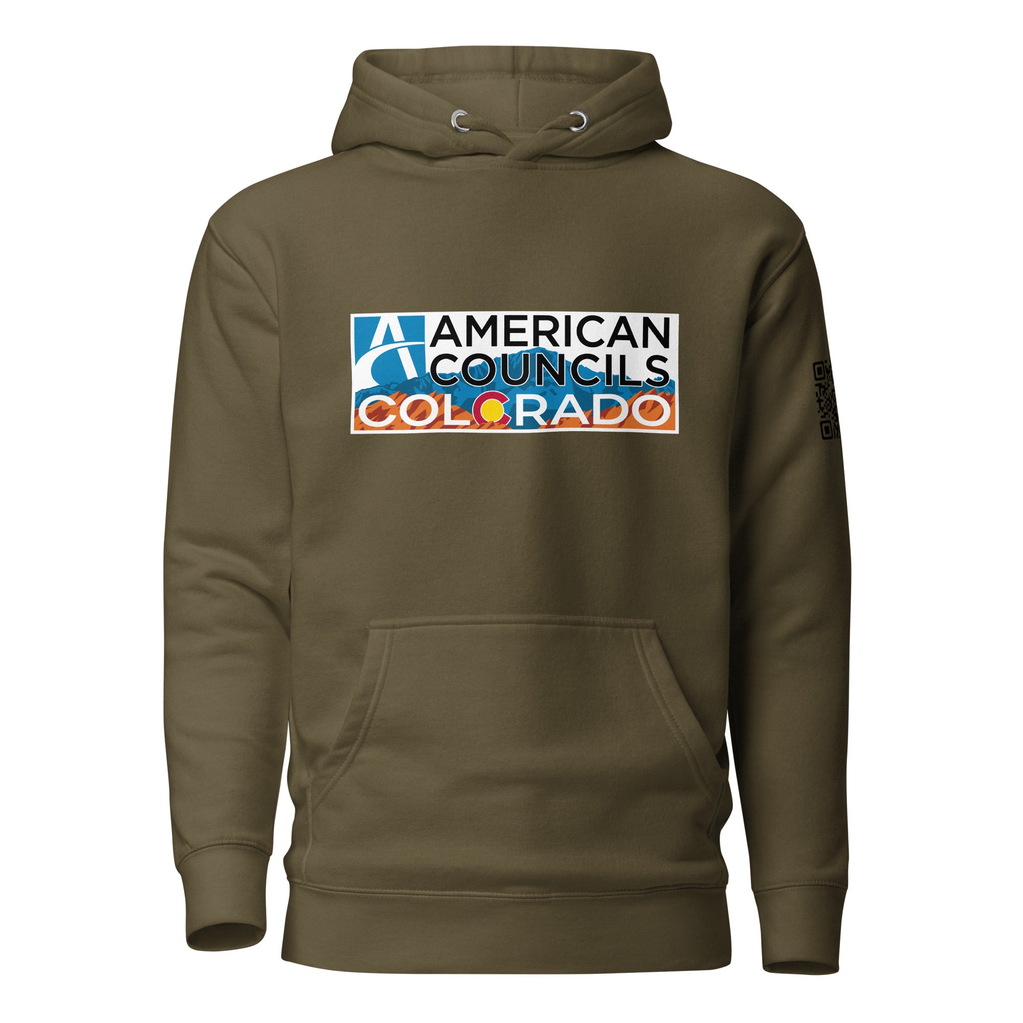 Colorado AC + Countries + QR CODE Hoodie - Black Lettering