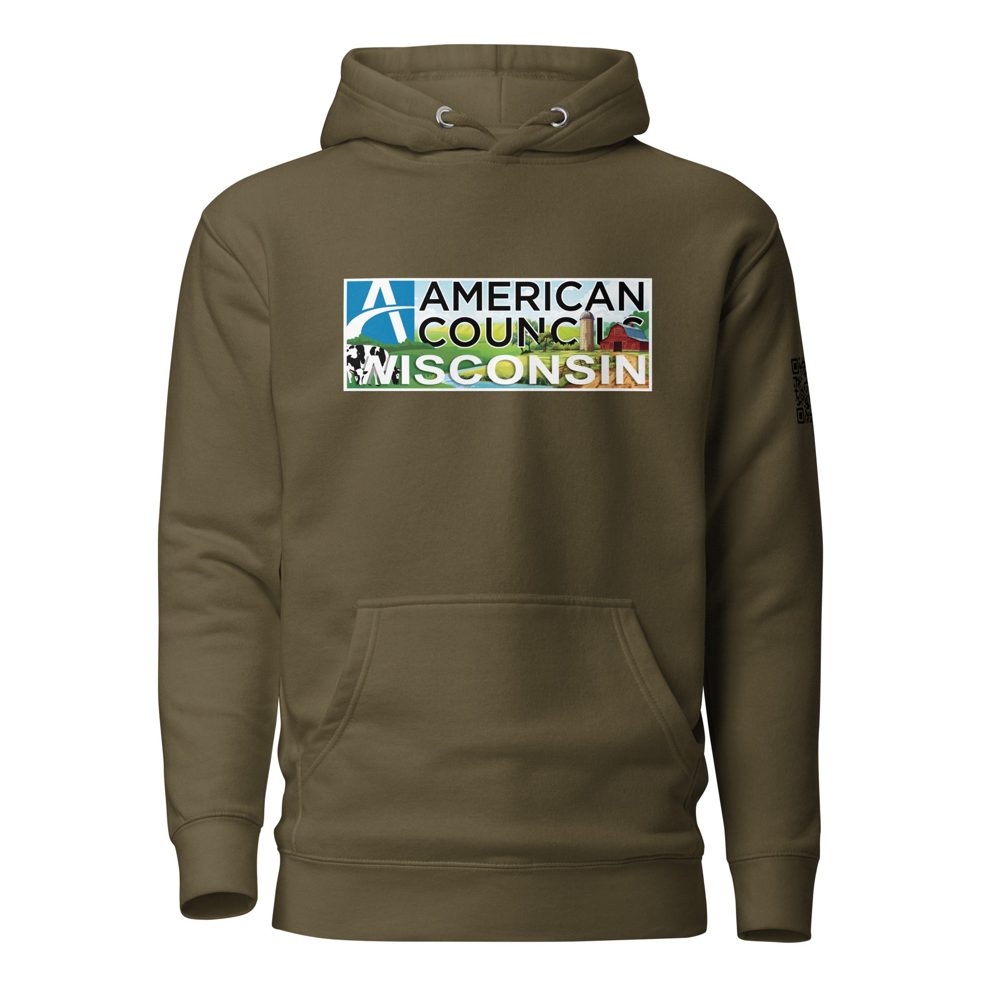 Wisconsin Large- Bulgaria Hoodie - Black Lettering