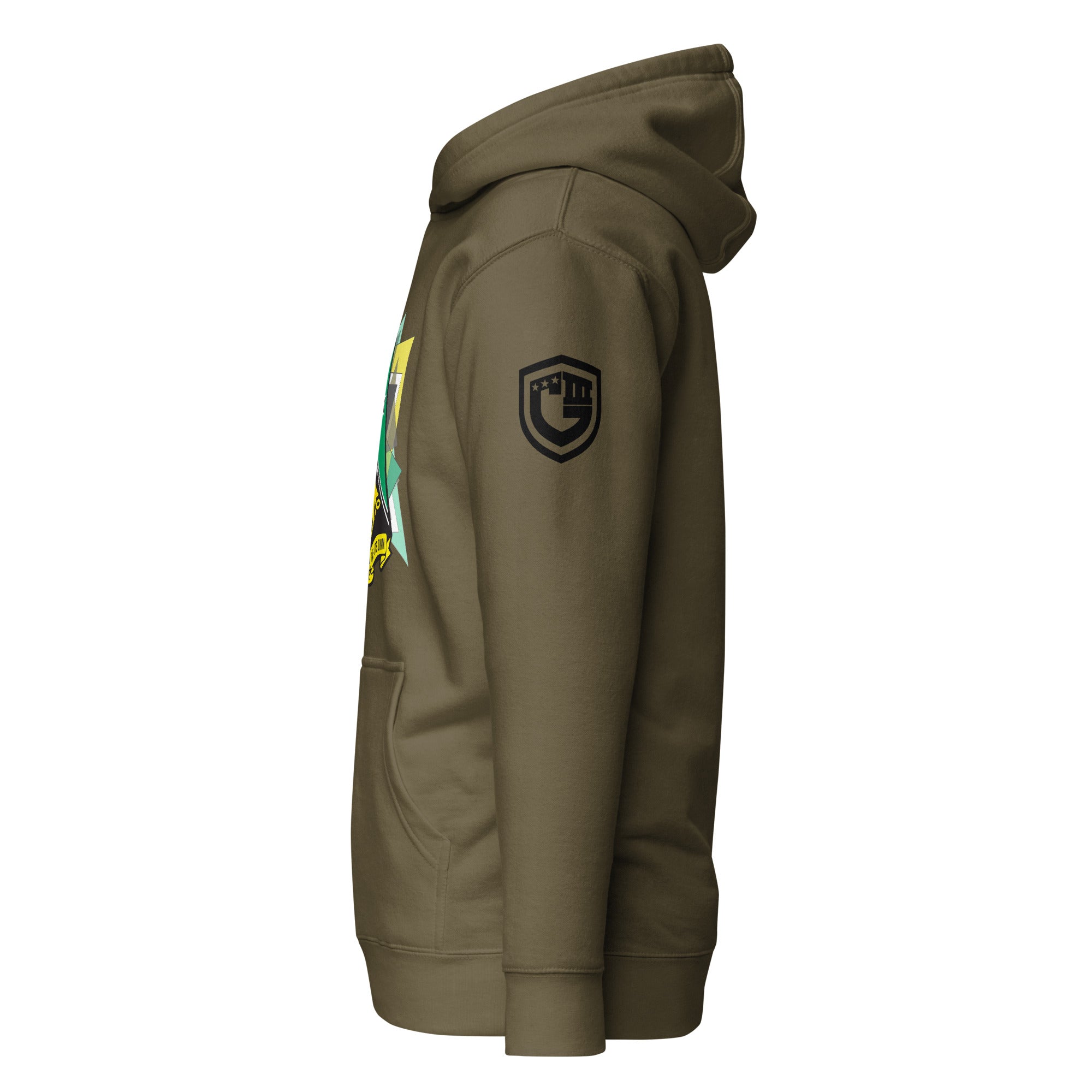 AFA-Squadron 1: Mighty Mach One- Color Hoodie- LG Triangles- Light