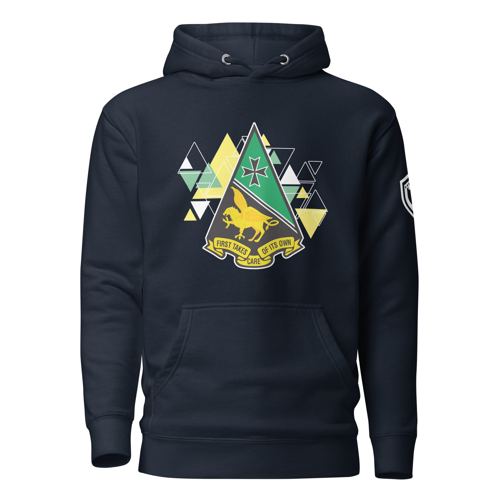 AFA-Squadron 1: Mighty Mach One- Color Hoodie SM Triangles- Dark