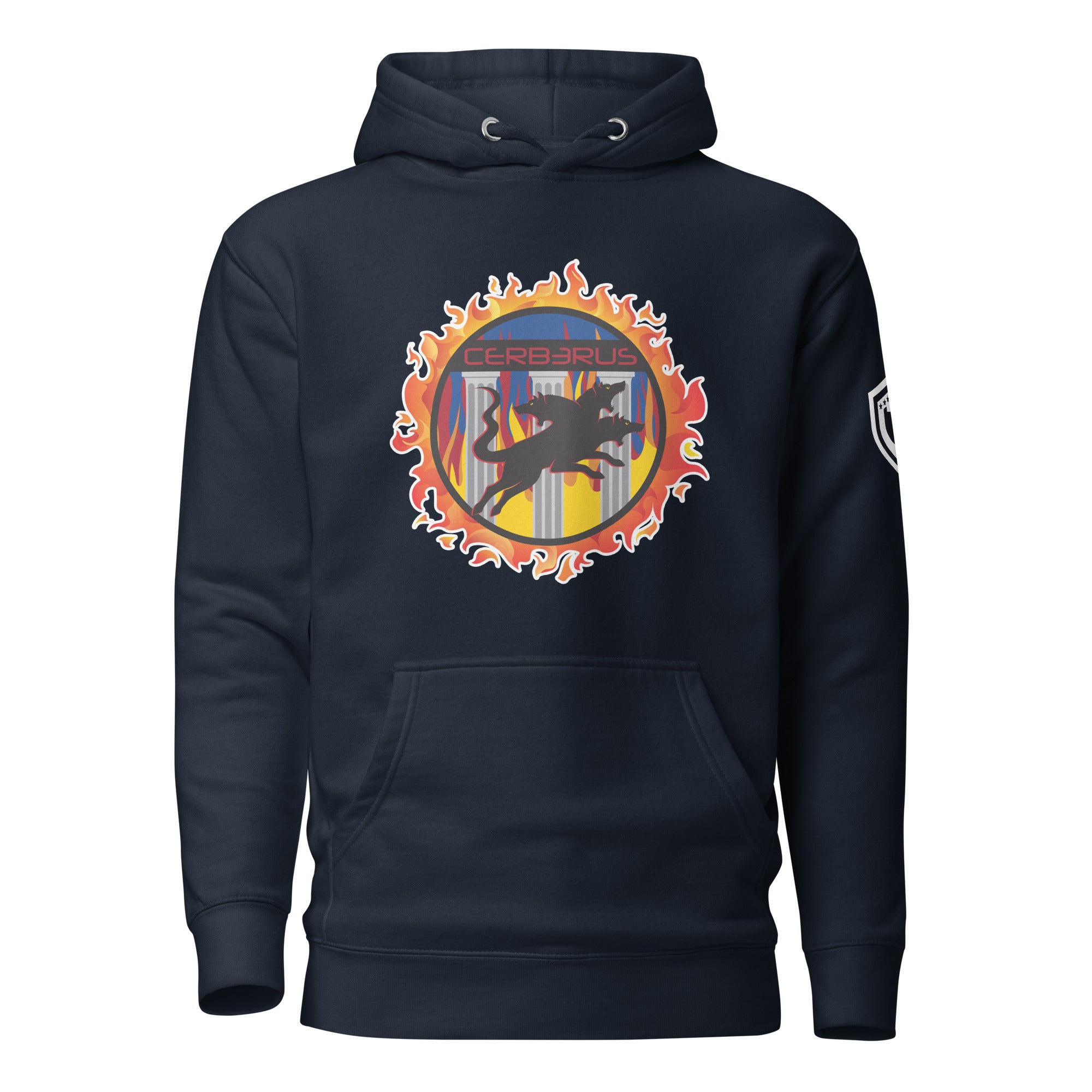 AFA-Squadron 3: Dogs of War- Color Hoodie Flames- Dark