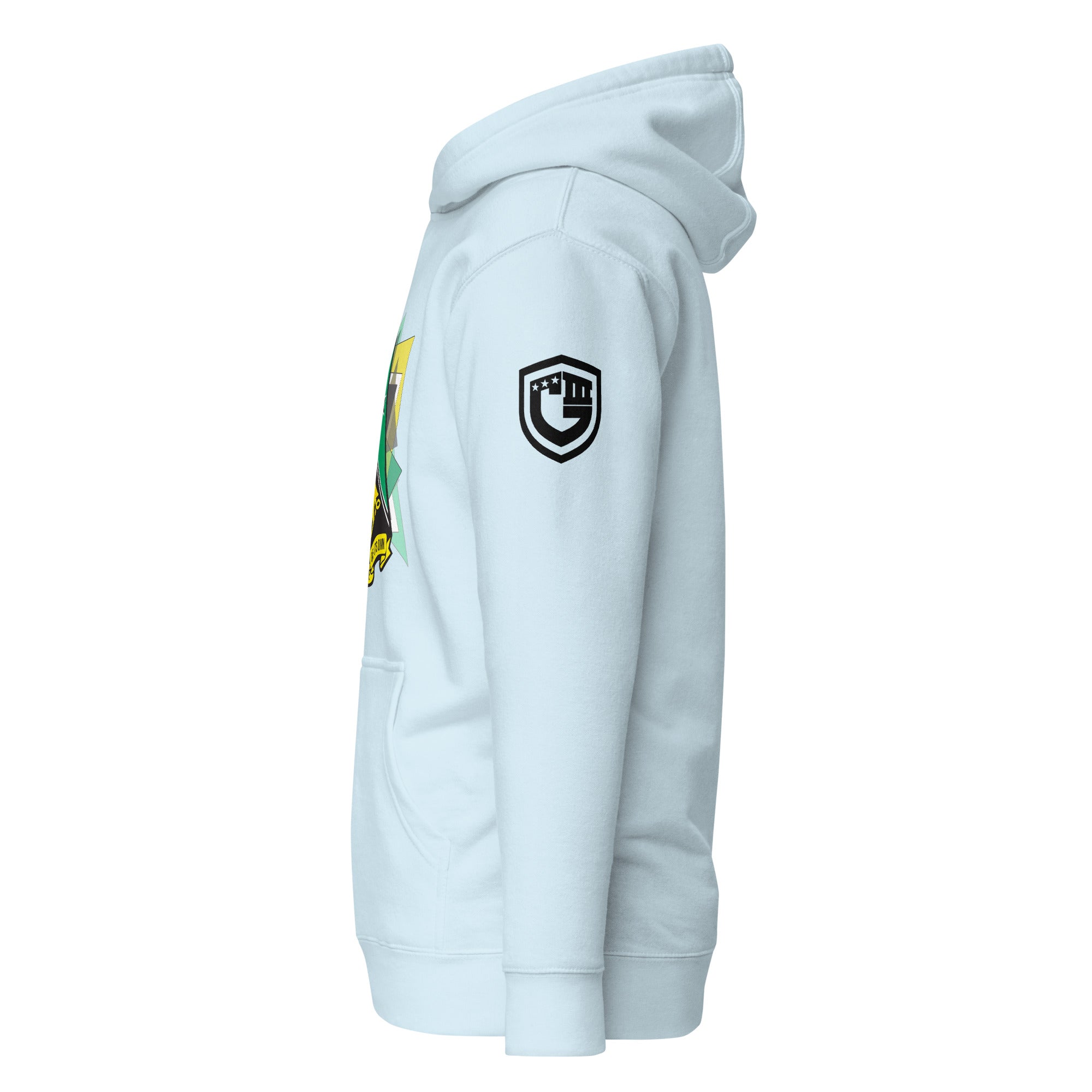 AFA-Squadron 1: Mighty Mach One- Color Hoodie- LG Triangles- Light