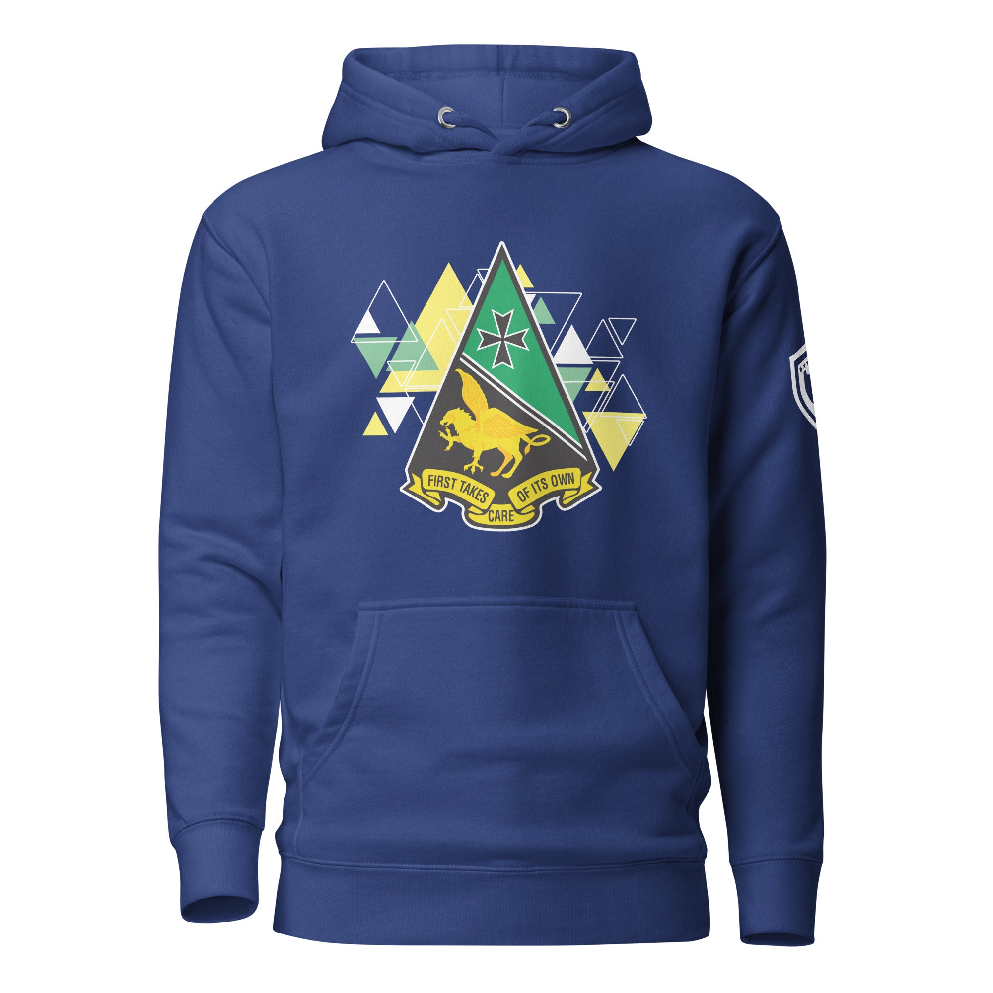 AFA-Squadron 1: Mighty Mach One- Color Hoodie SM Triangles- Dark