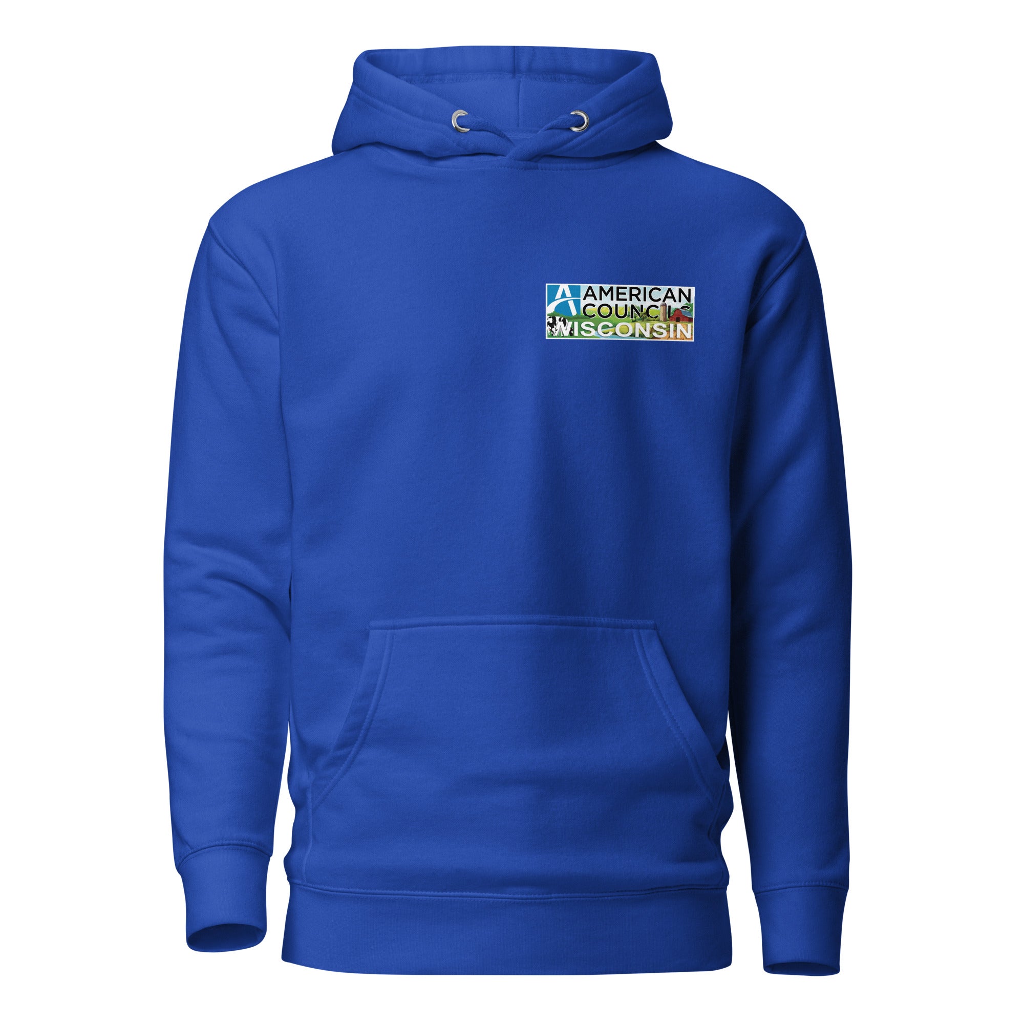 Wisconsin AC Small + Countries Hoodie- White Lettering