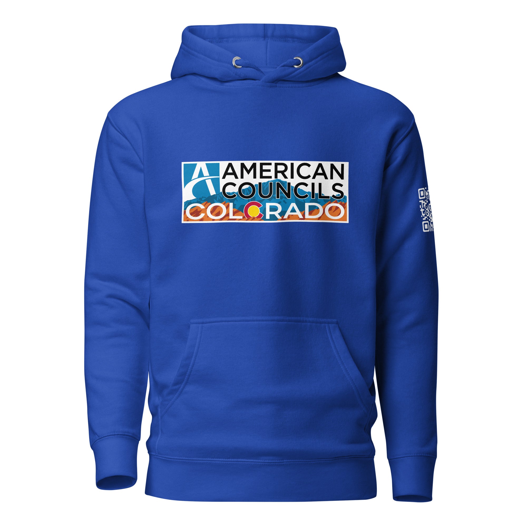 Colorado AC + Countries + QR Code Hoodie- White Lettering