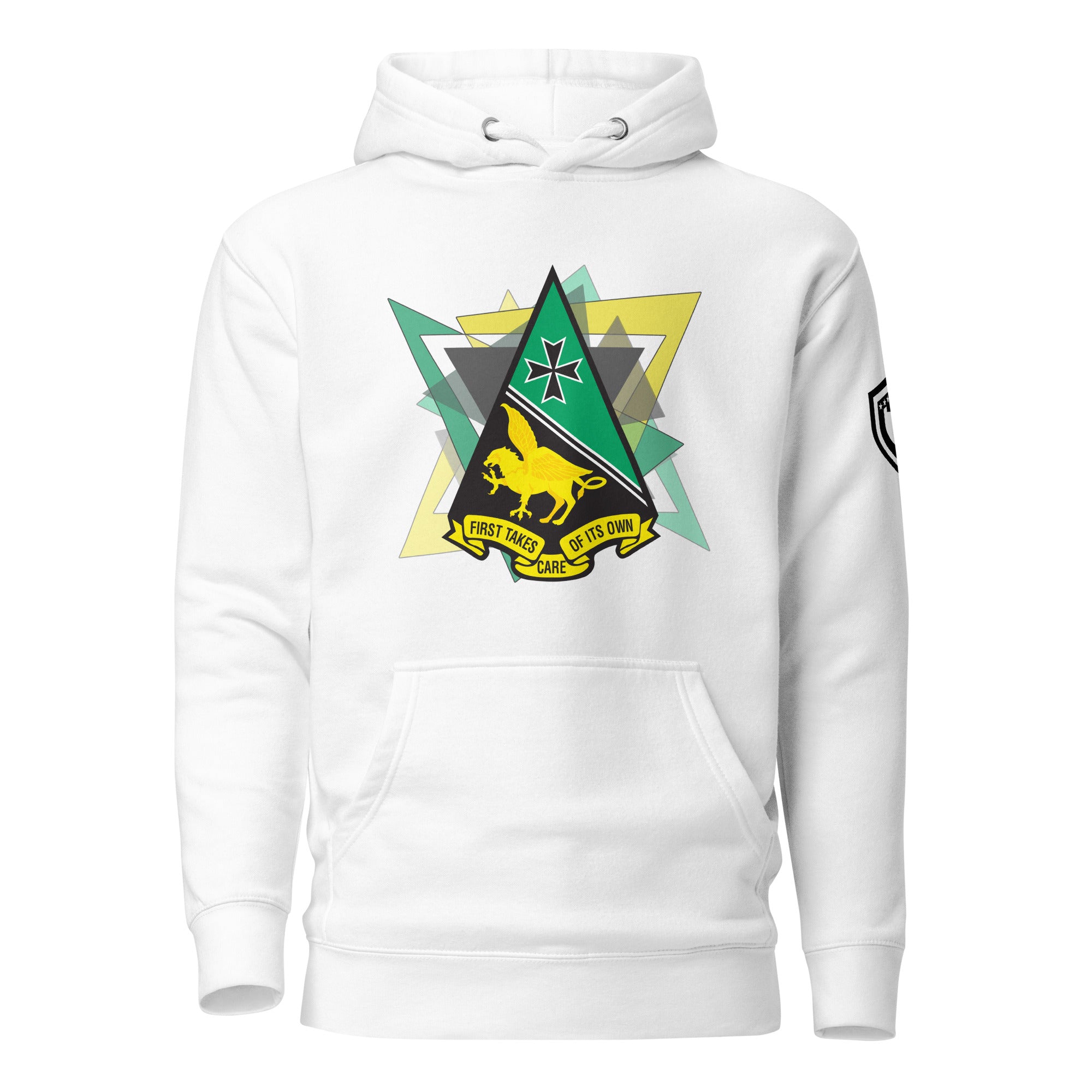 AFA-Squadron 1: Mighty Mach One- Color Hoodie- LG Triangles- Light