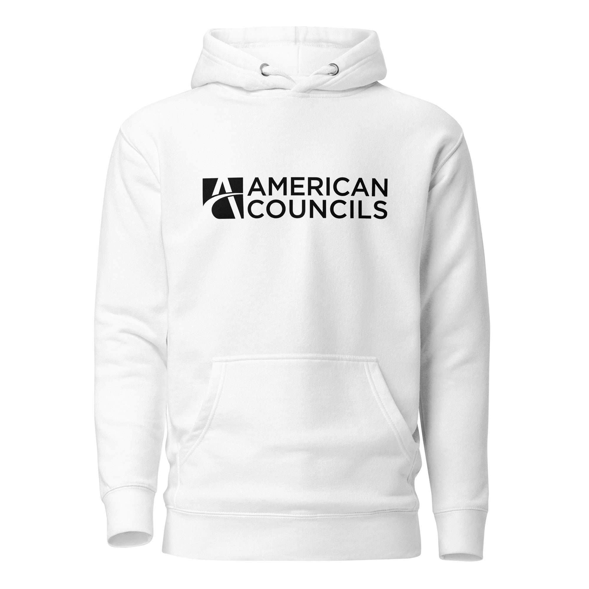 American Councils + Countries Hoodie- Black Lettering