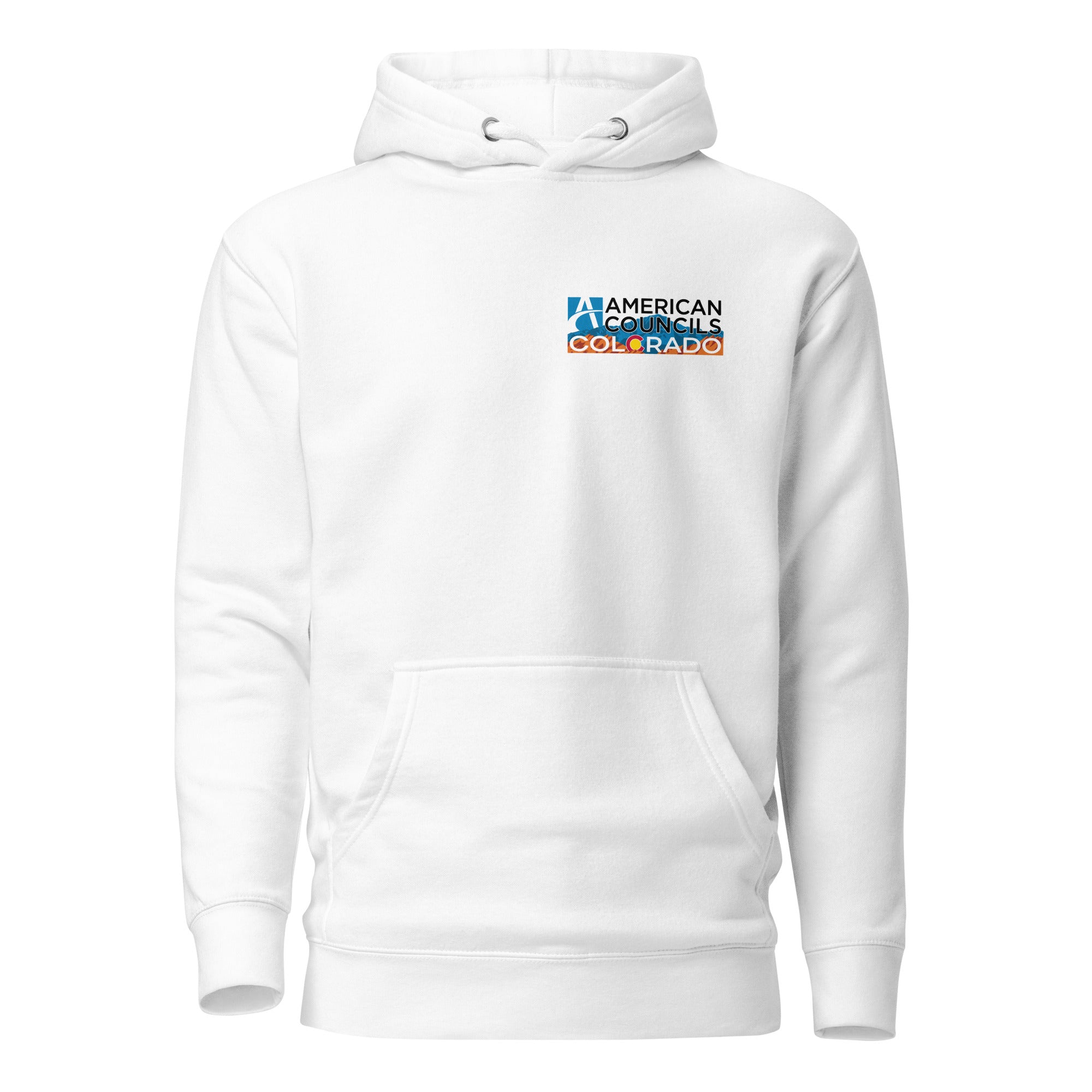 Colorado AC Small + Countries Hoodie- Black Lettering