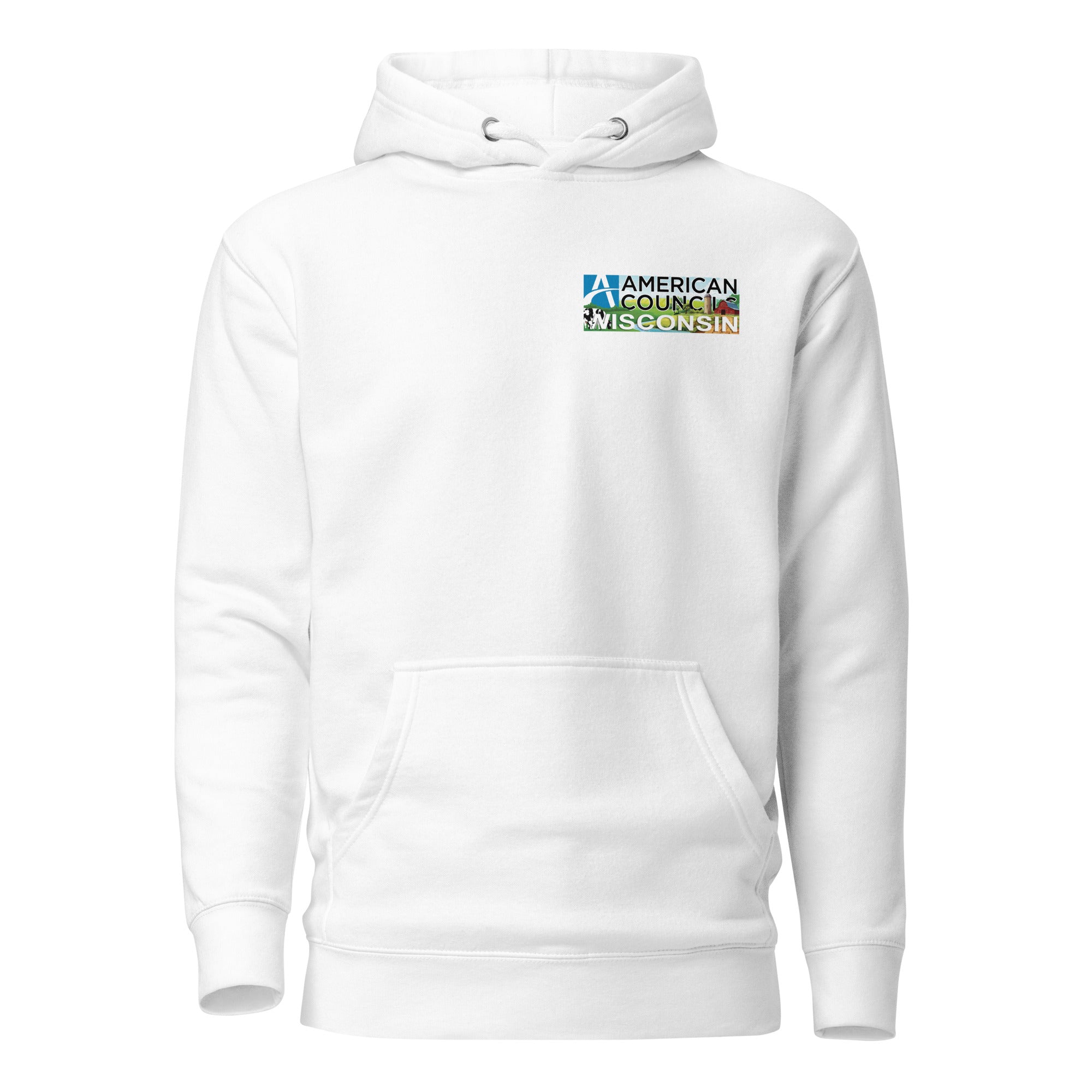 Wisconsin AC Small +  Countries Hoodie- Black Lettering