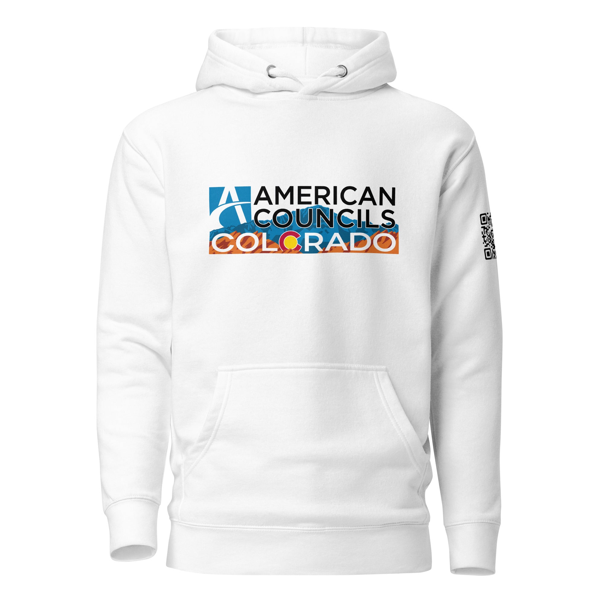 Colorado AC + Countries + QR CODE Hoodie - Black Lettering