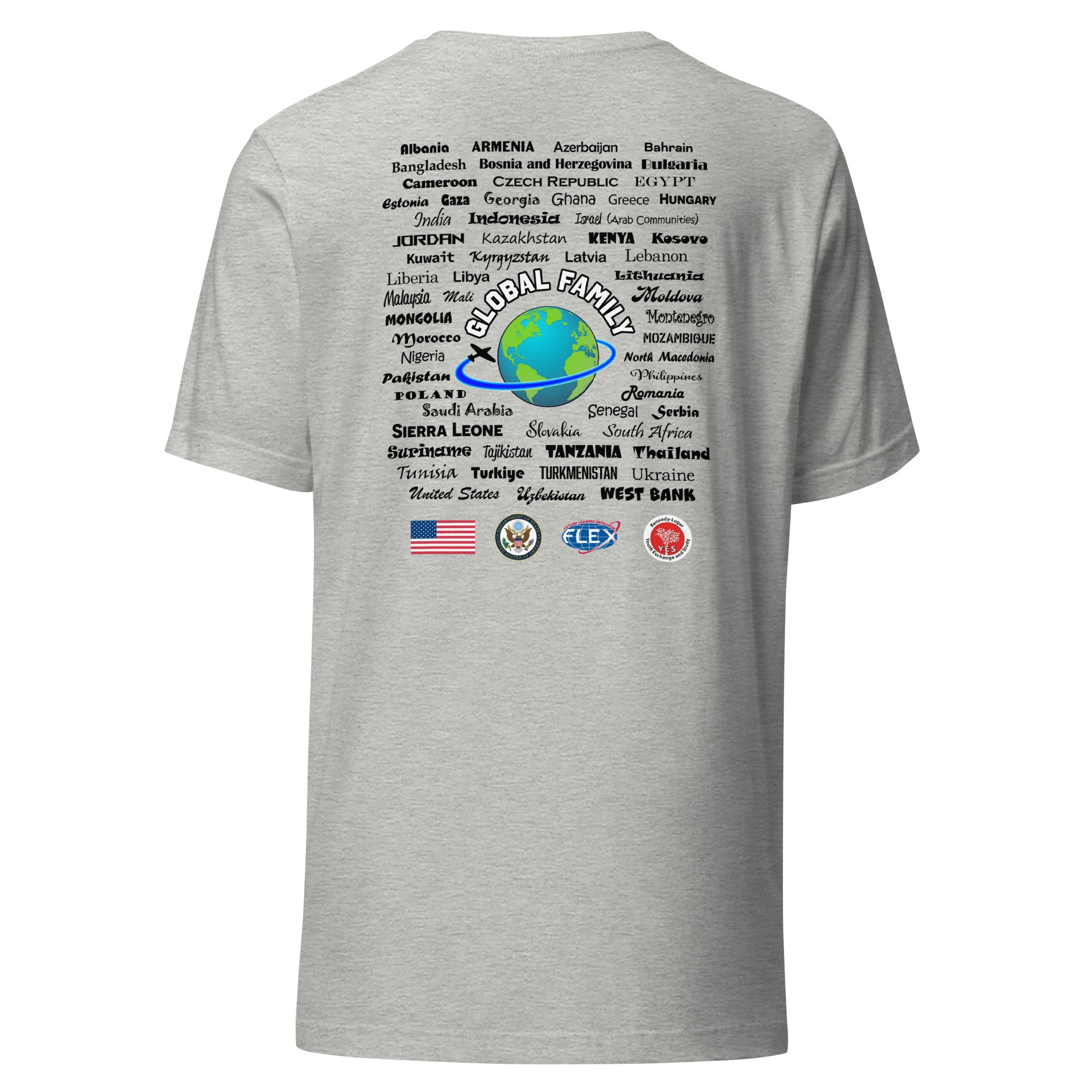 Exchange Students Change The World 2 Countries- Black Lettering