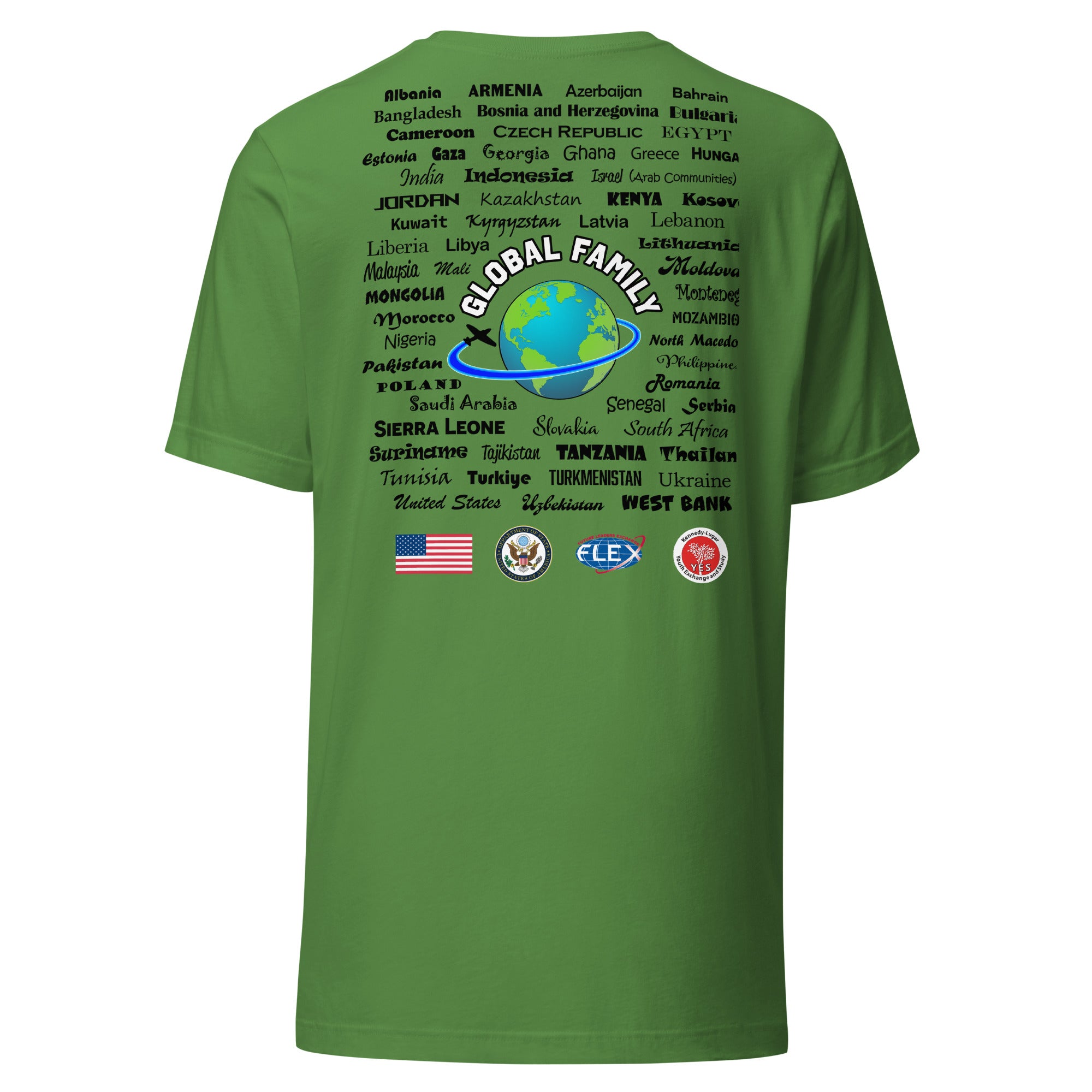 Colorado Countries T-shirt- Black Lettering