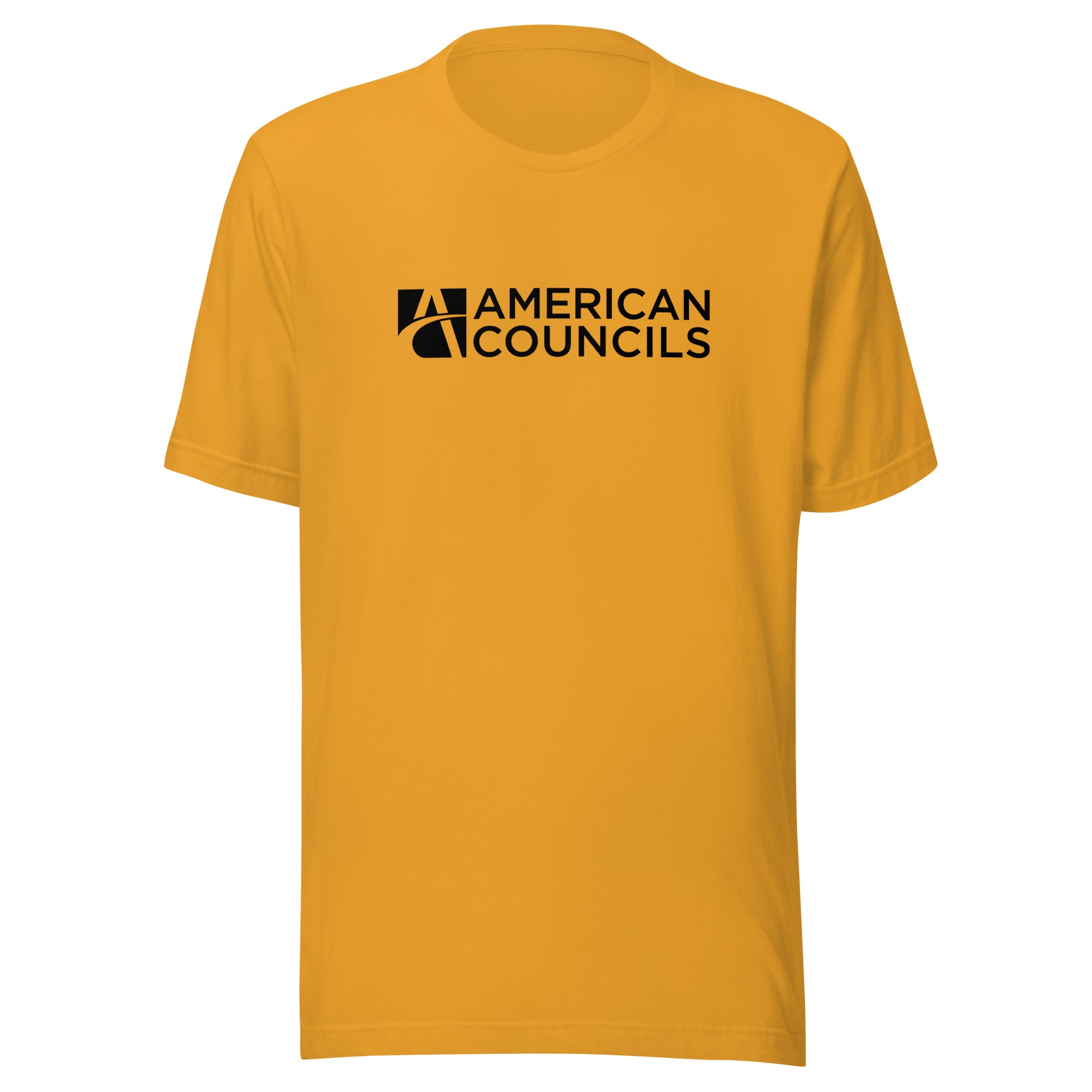 American Councils Promotion T-shirt- Black Lettering